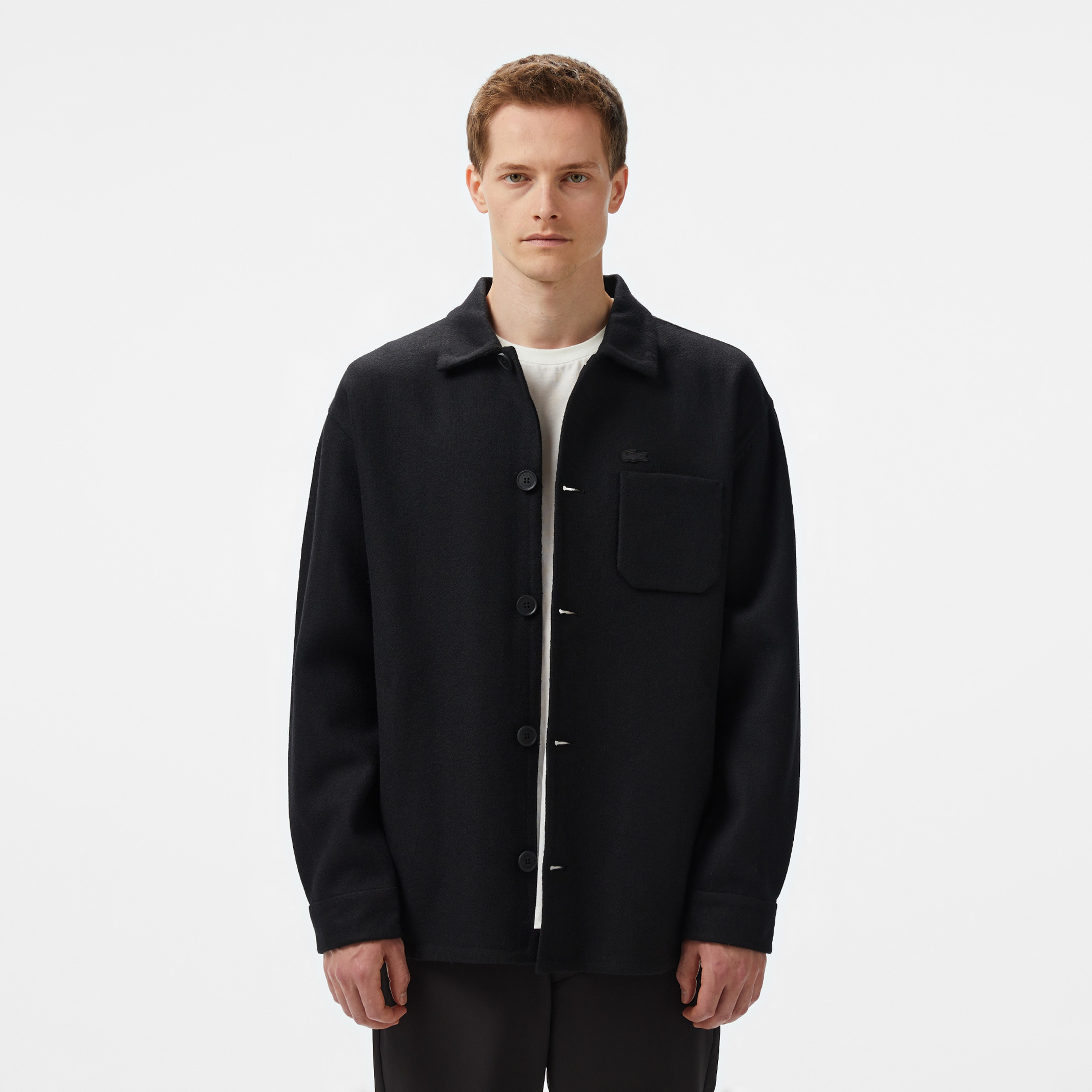 Lacoste Erkek Siyah Mont