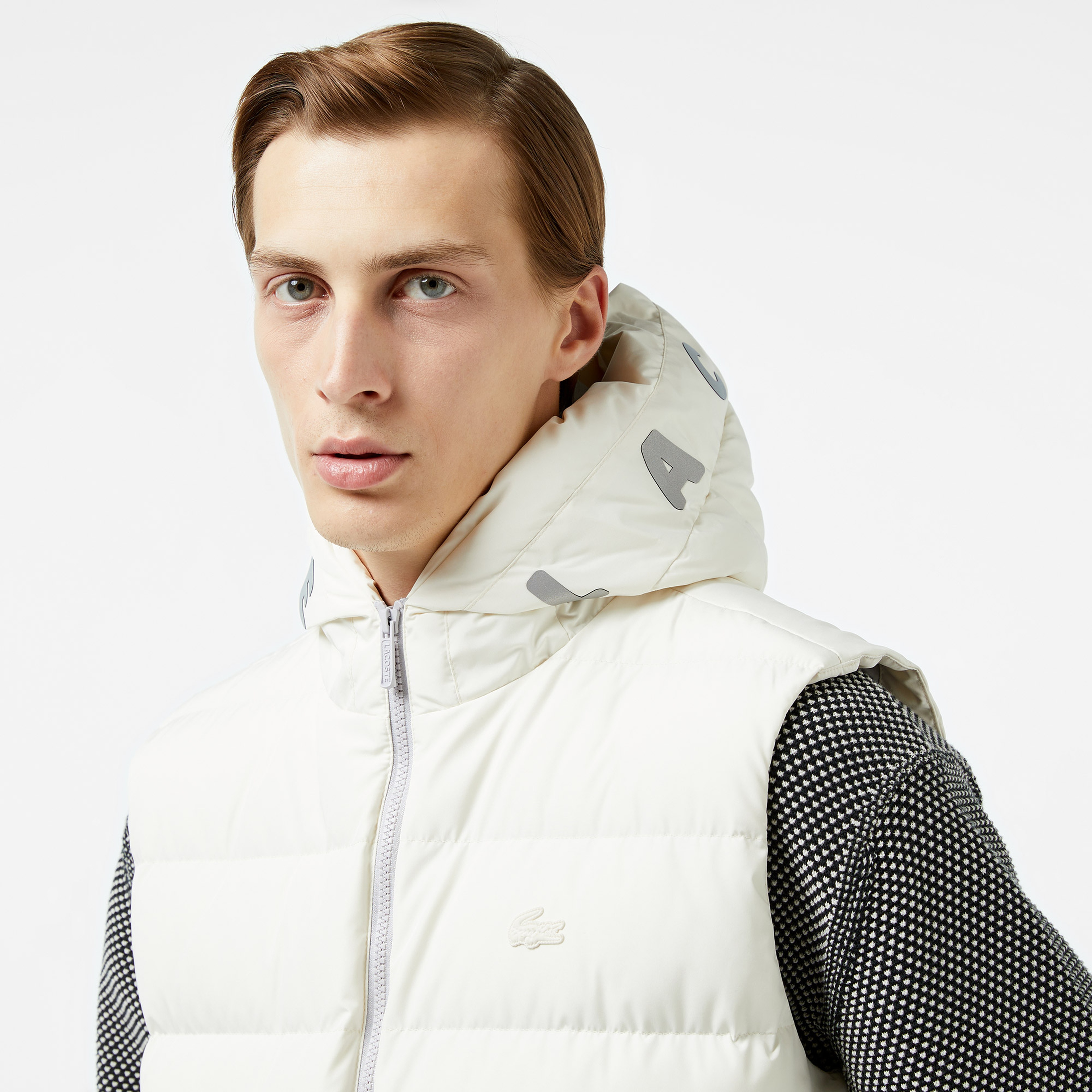 Lacoste Erkek Krem Mont