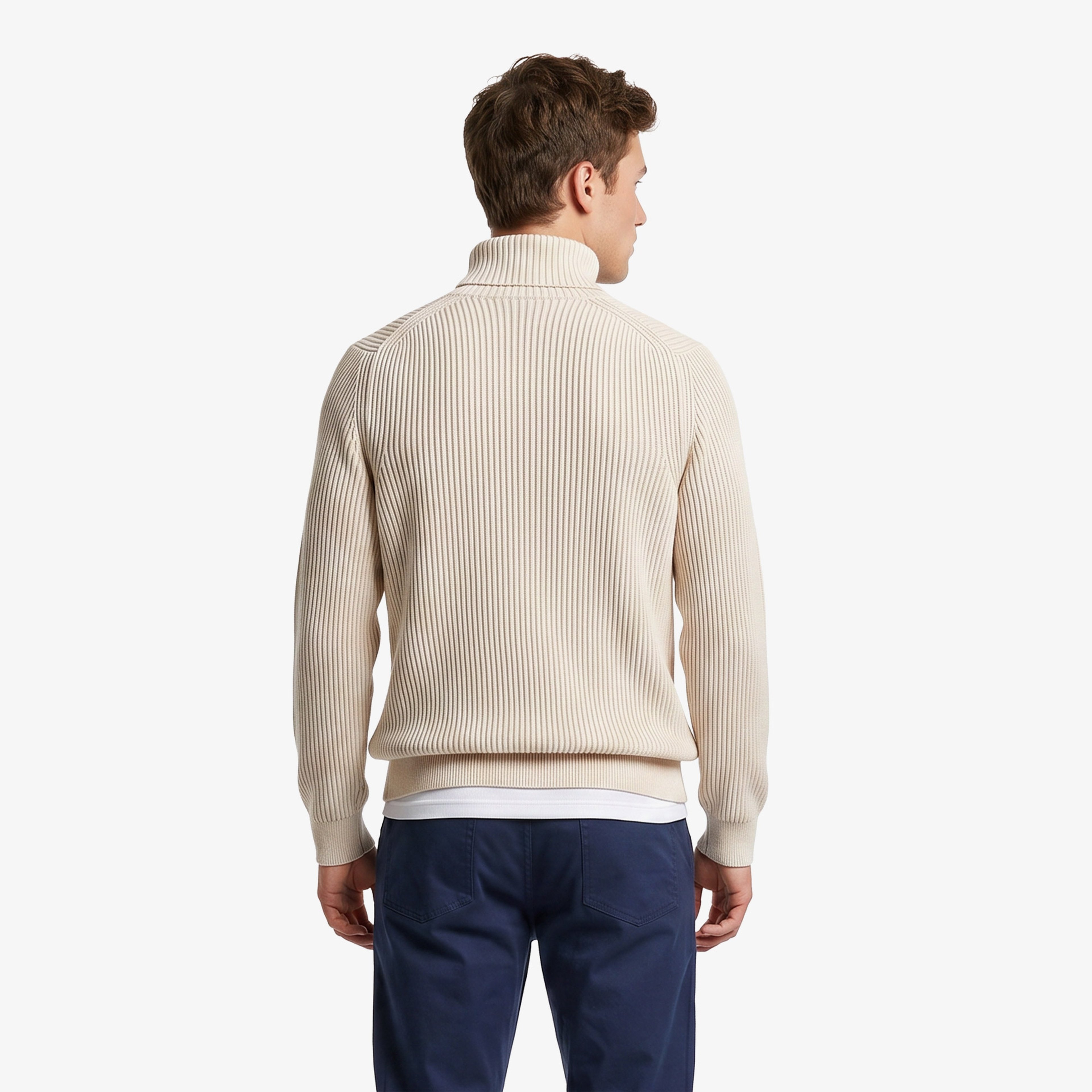 Lacoste Erkek Krem Kazak