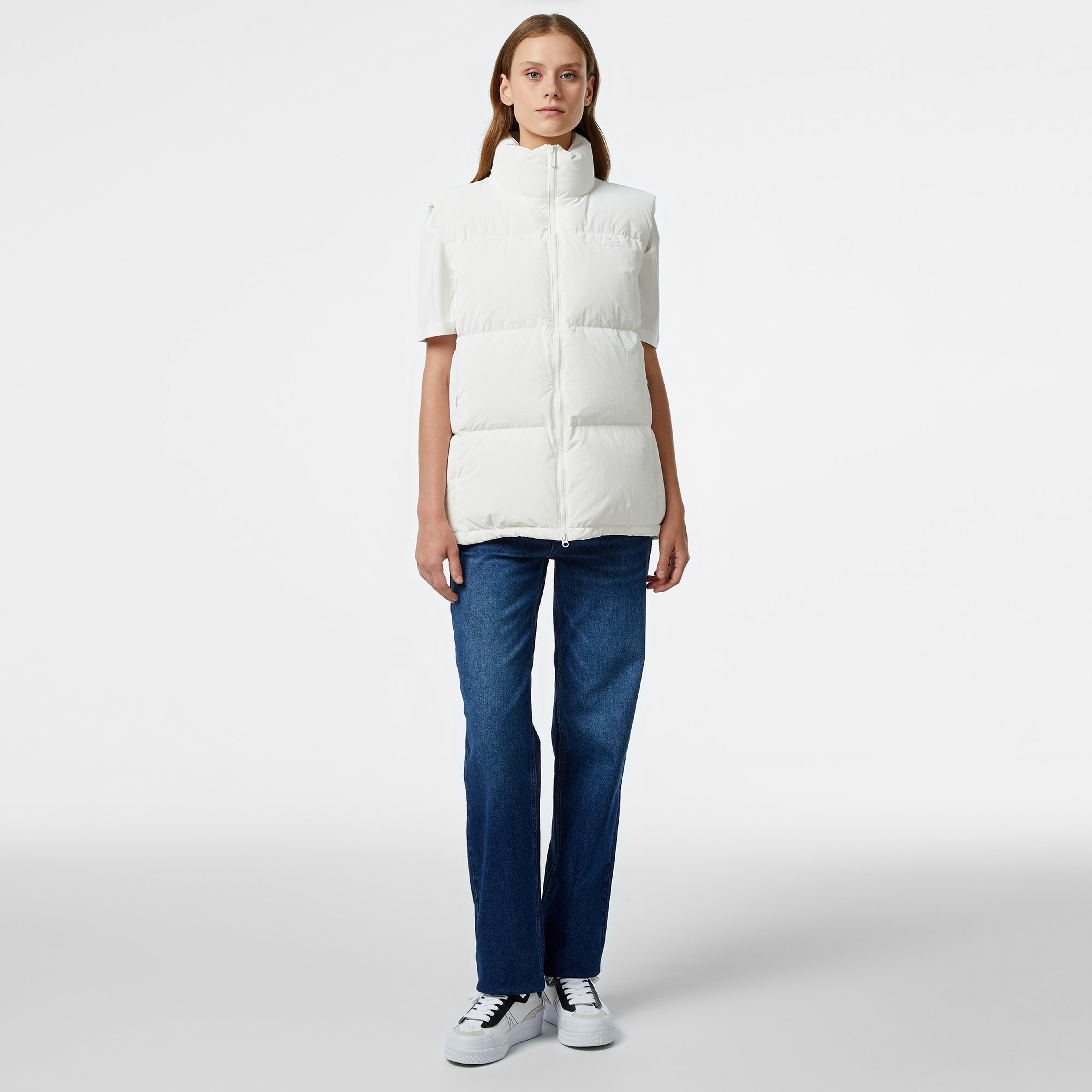 Lacoste Kadın Krem Mont