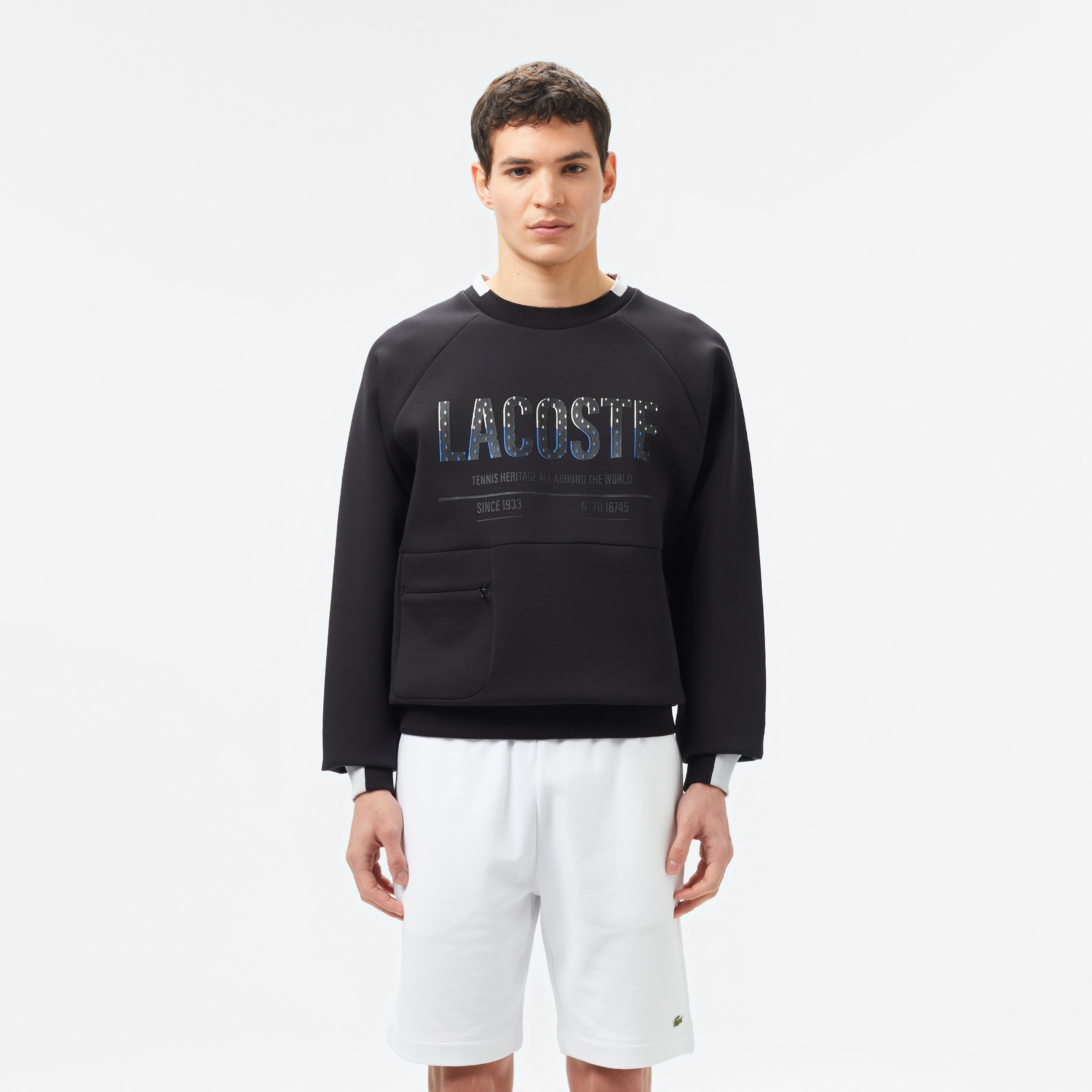 Lacoste Erkek Siyah Sweatshirt