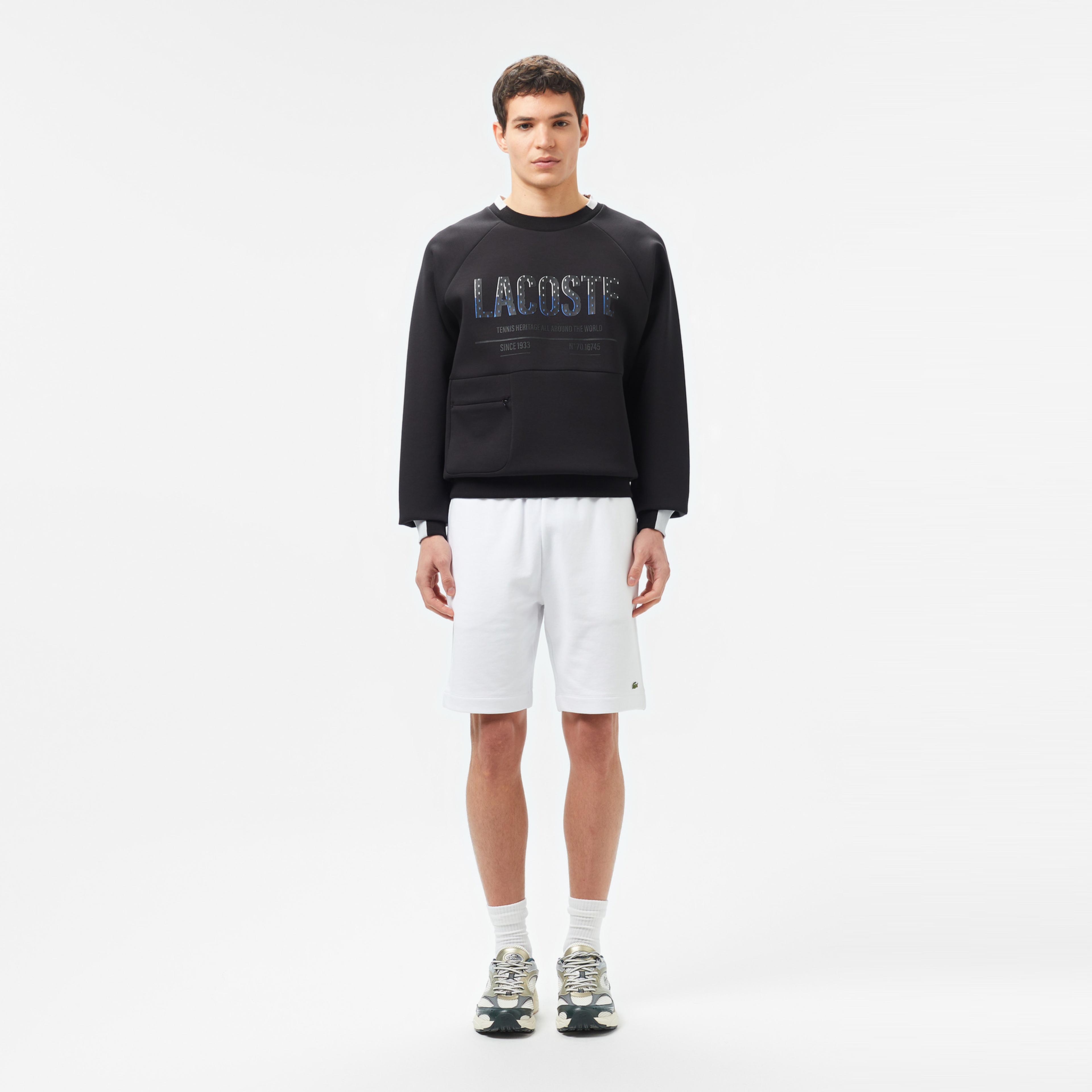 Lacoste Erkek Siyah Sweatshirt