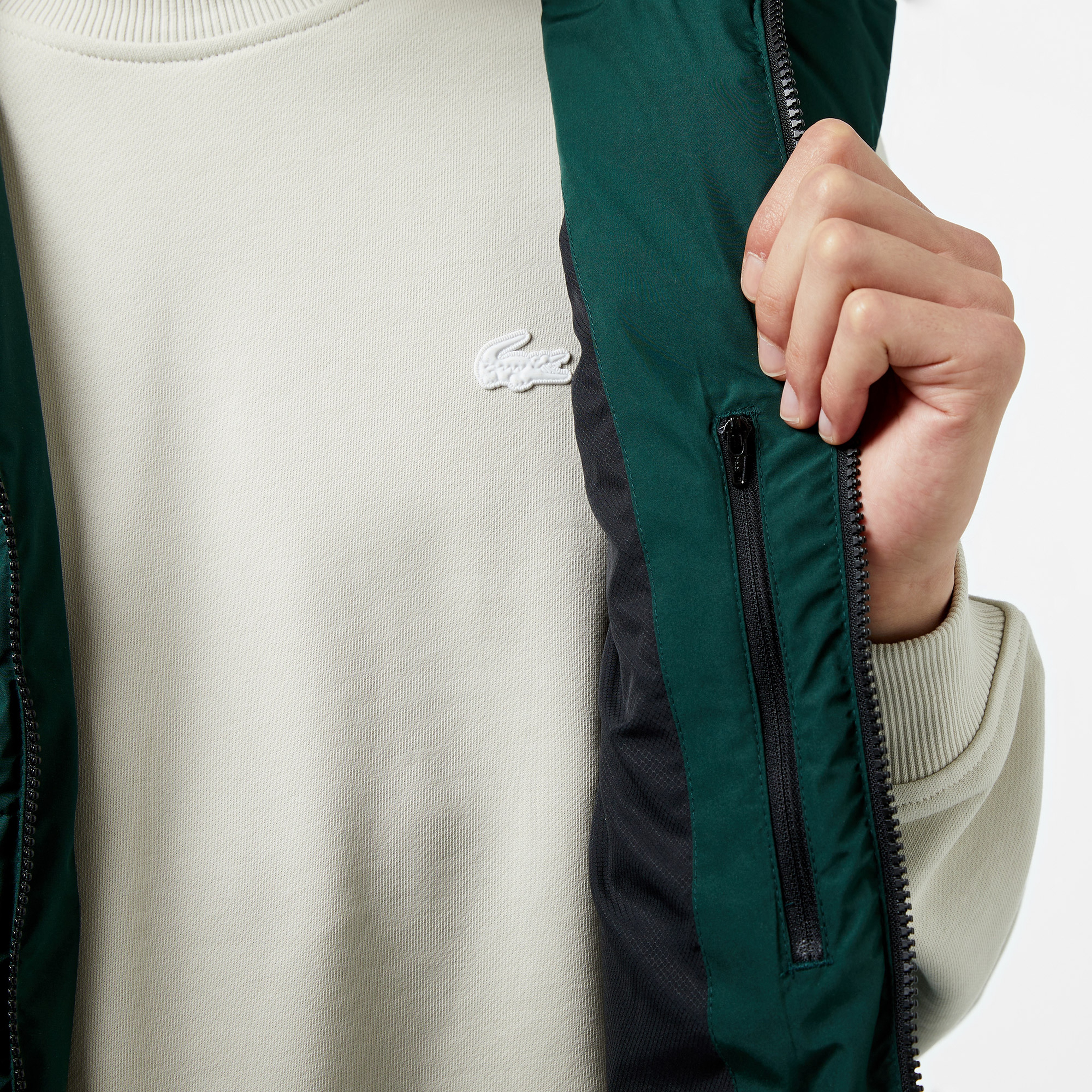 Lacoste Erkek Yeşil Mont
