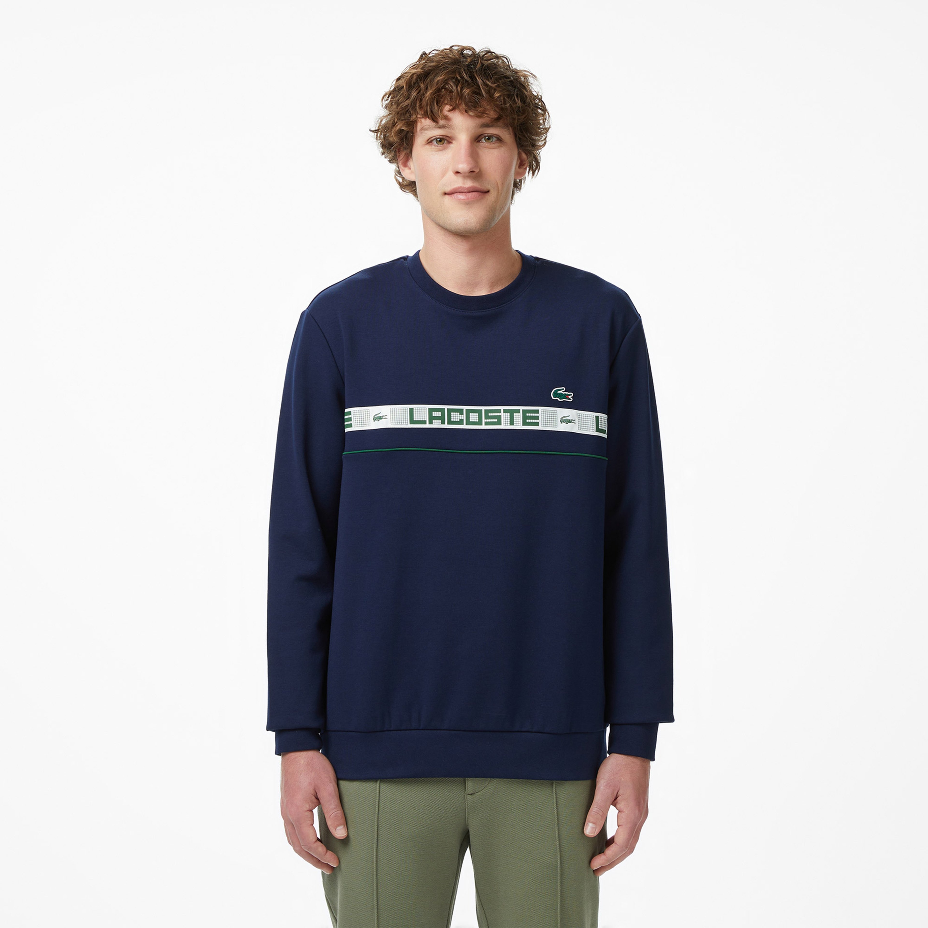 Lacoste Erkek Lacivert Sweatshirt