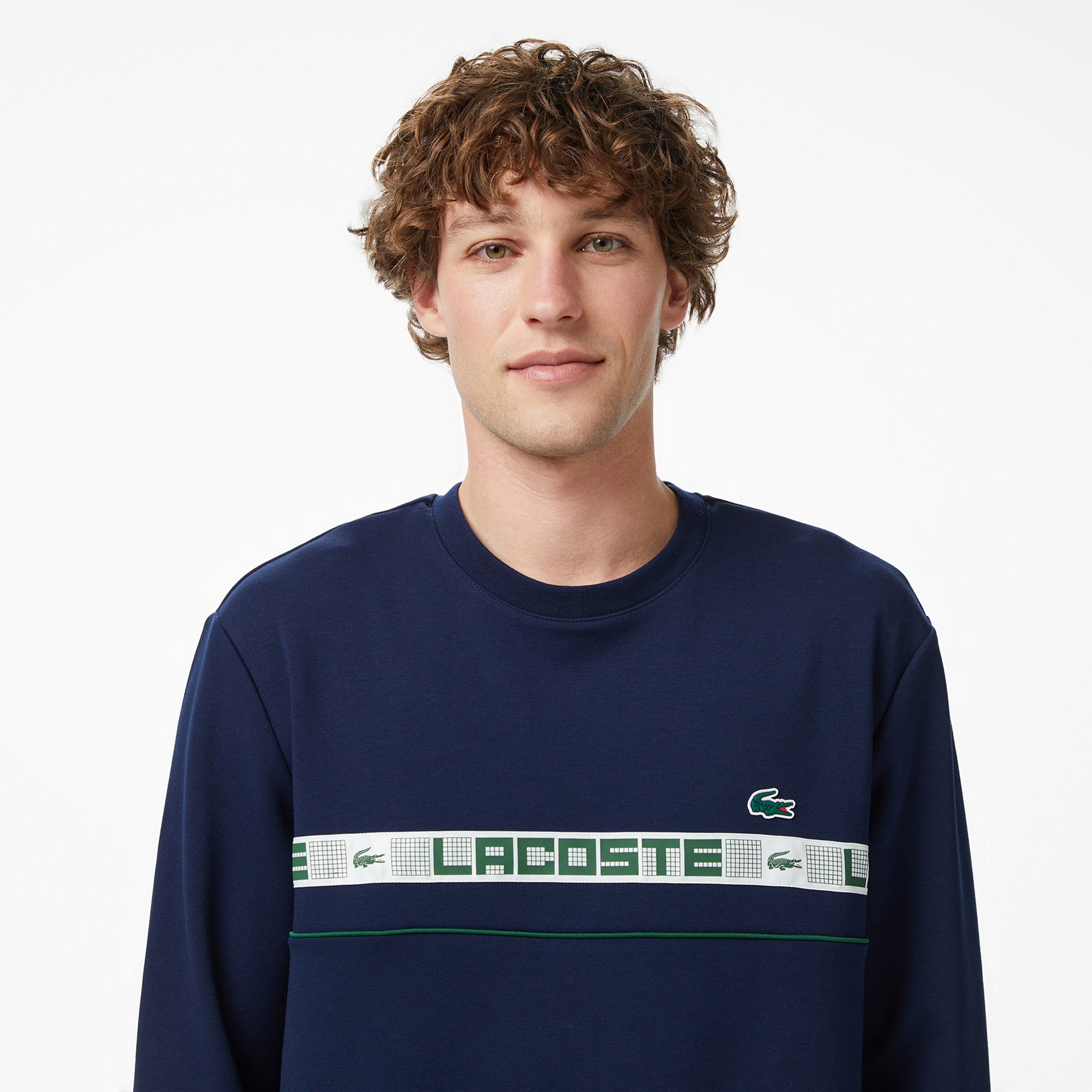 Lacoste Erkek Lacivert Sweatshirt