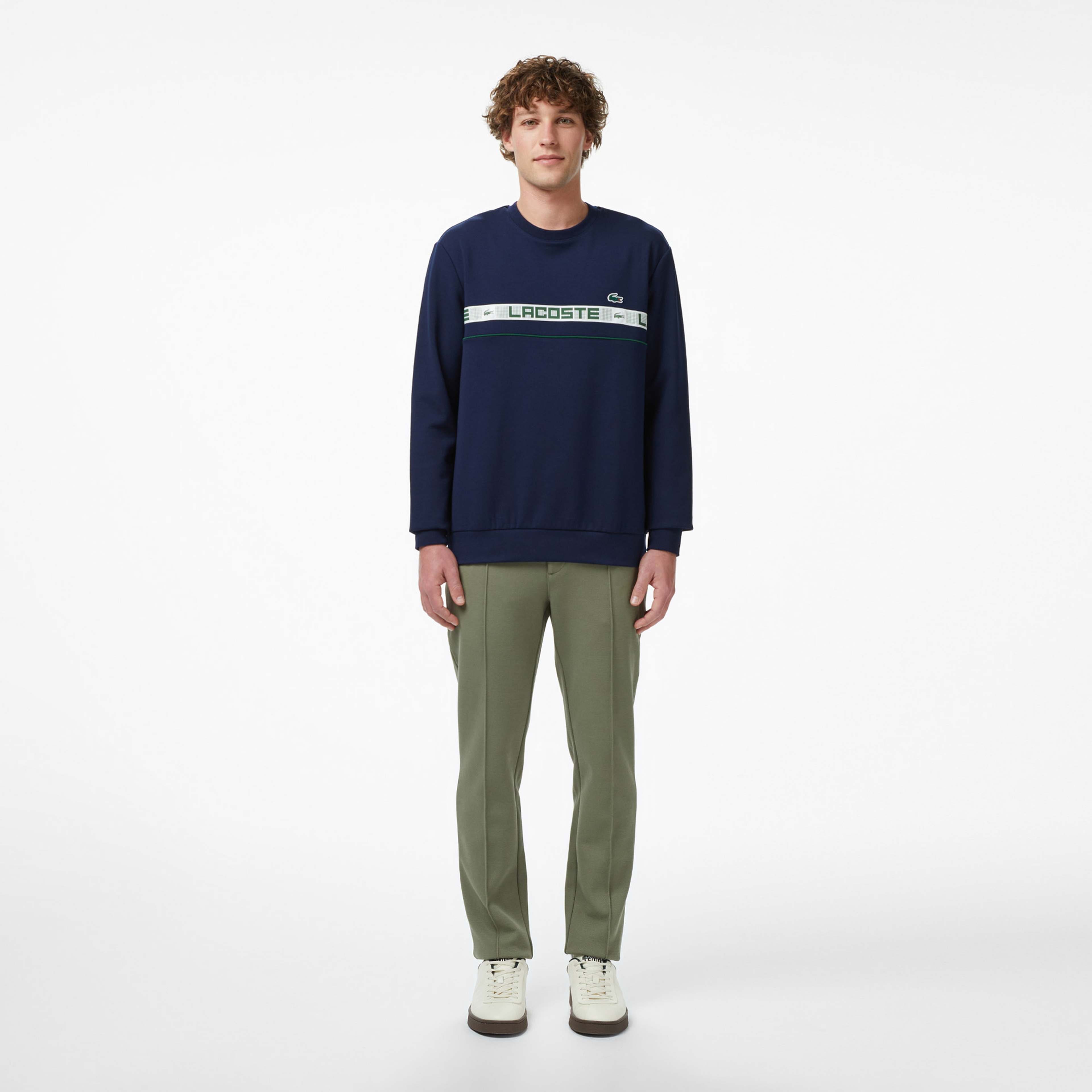 Lacoste Erkek Lacivert Sweatshirt