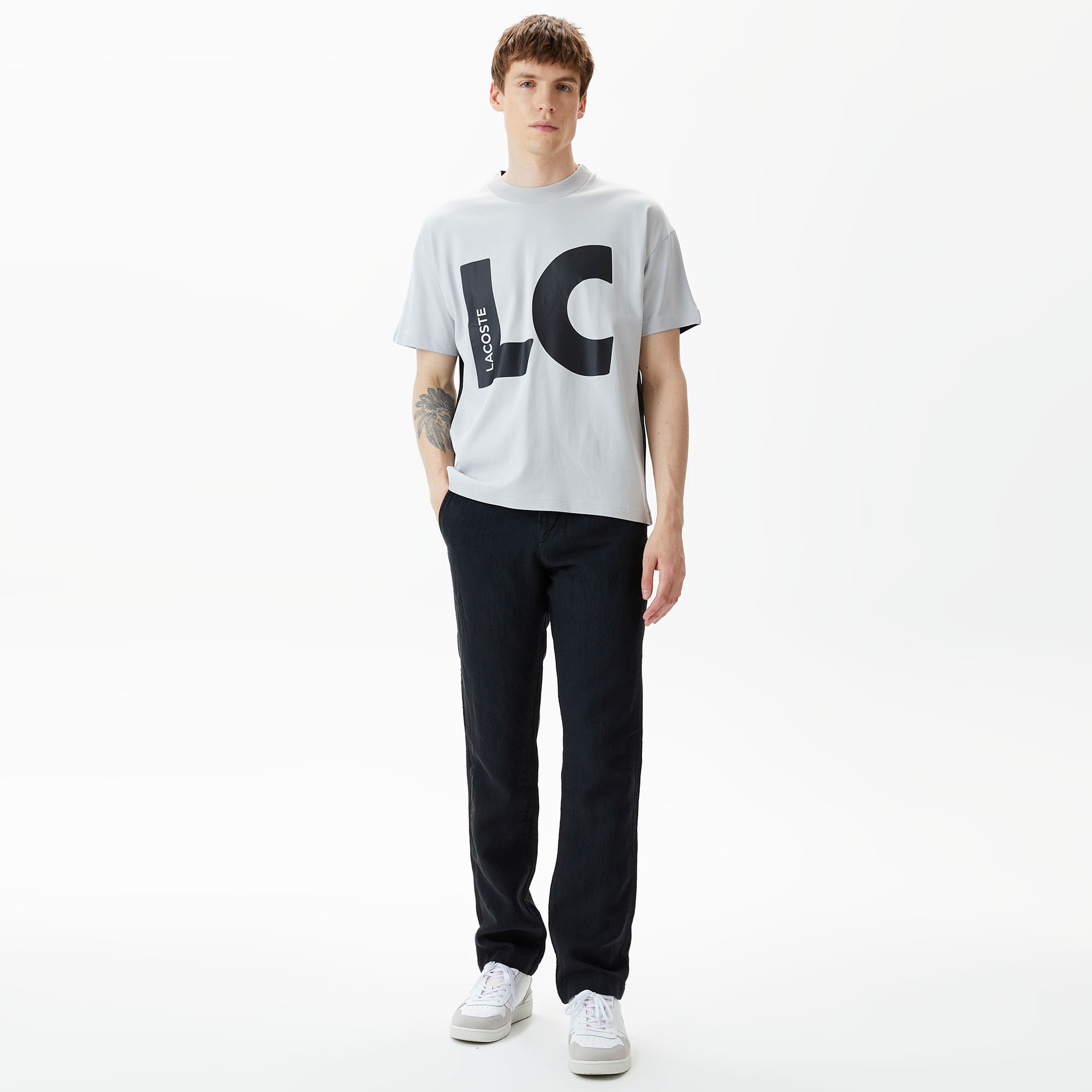 Lacoste Erkek Siyah T-Shirt
