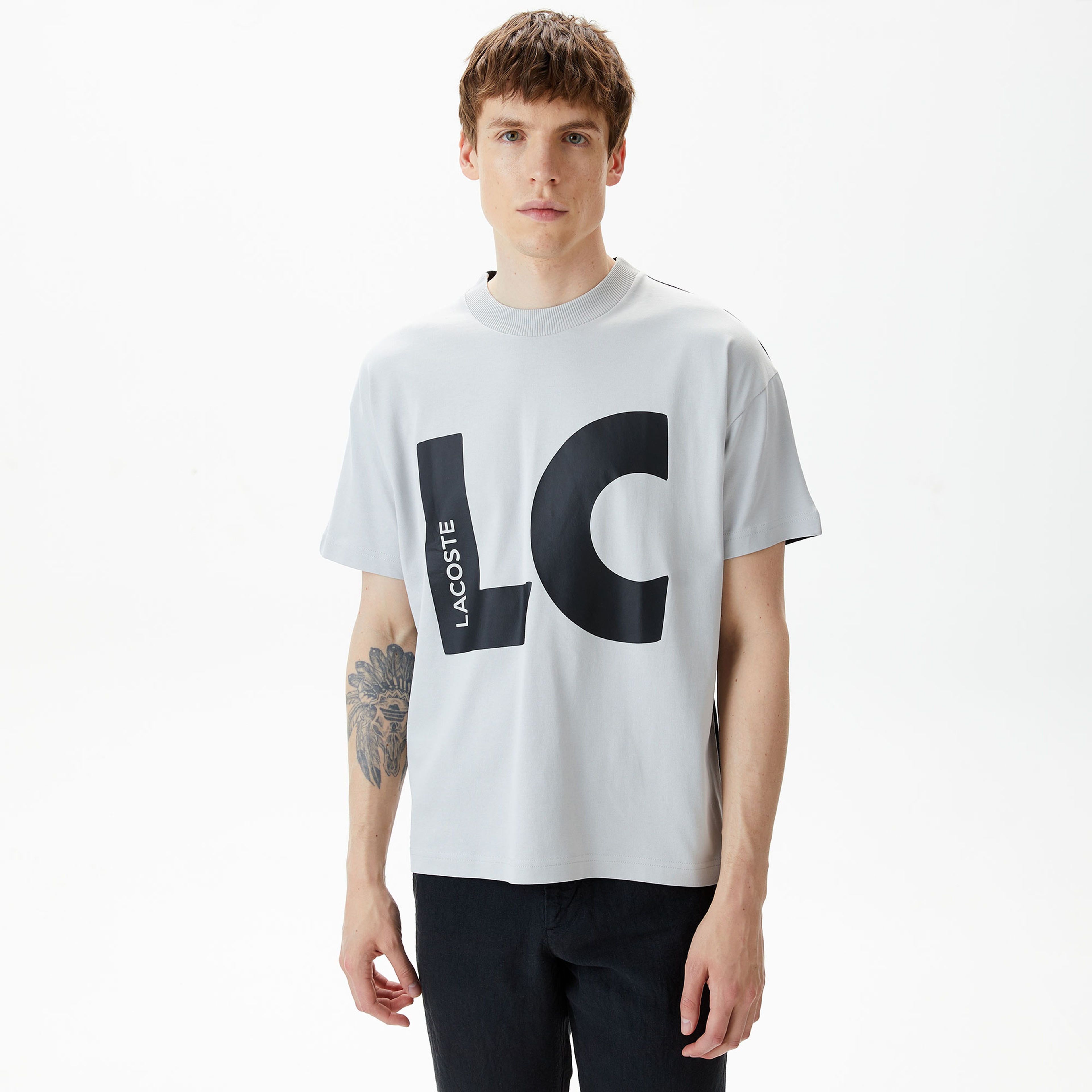 Lacoste Erkek Siyah T-Shirt