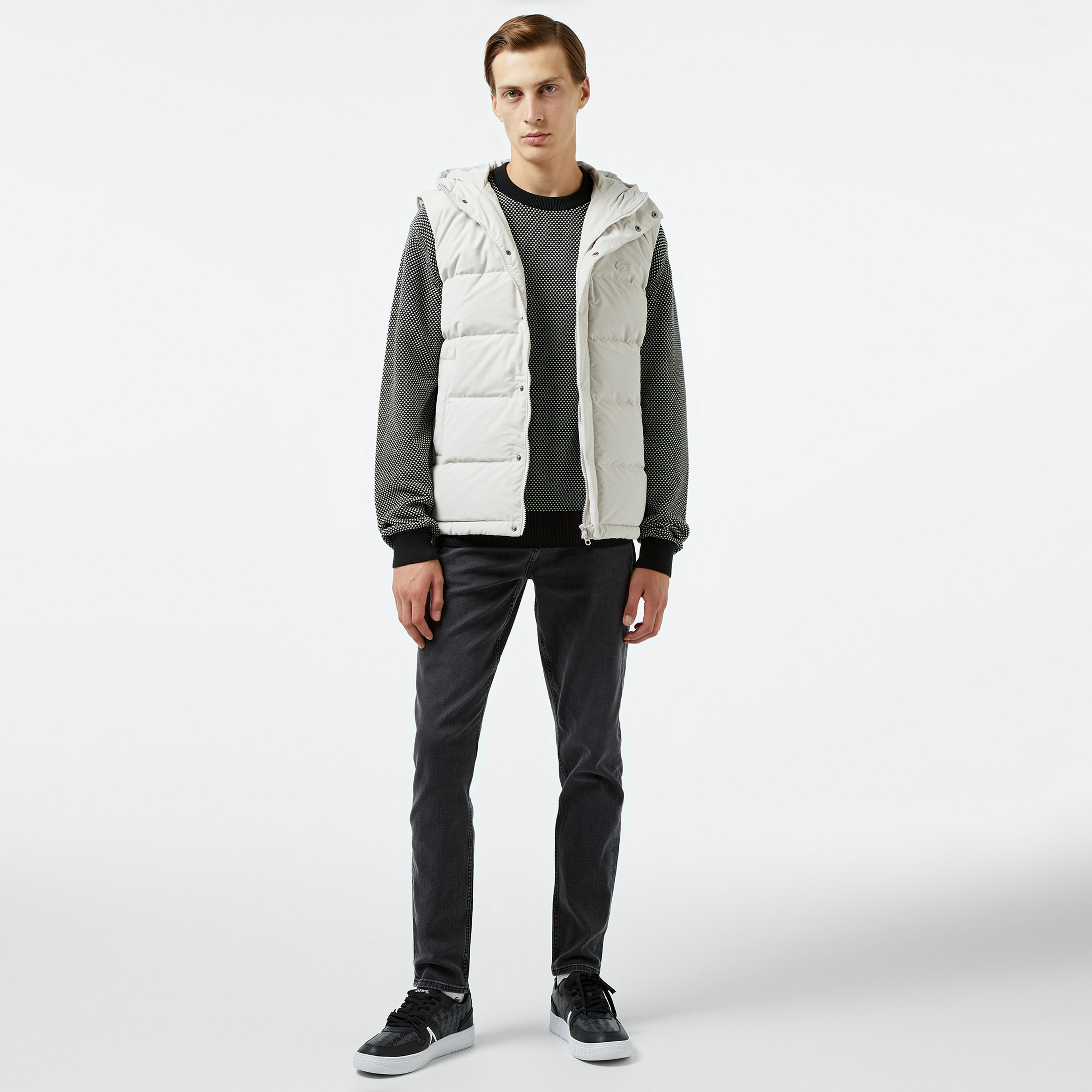 Lacoste Erkek Gri Mont
