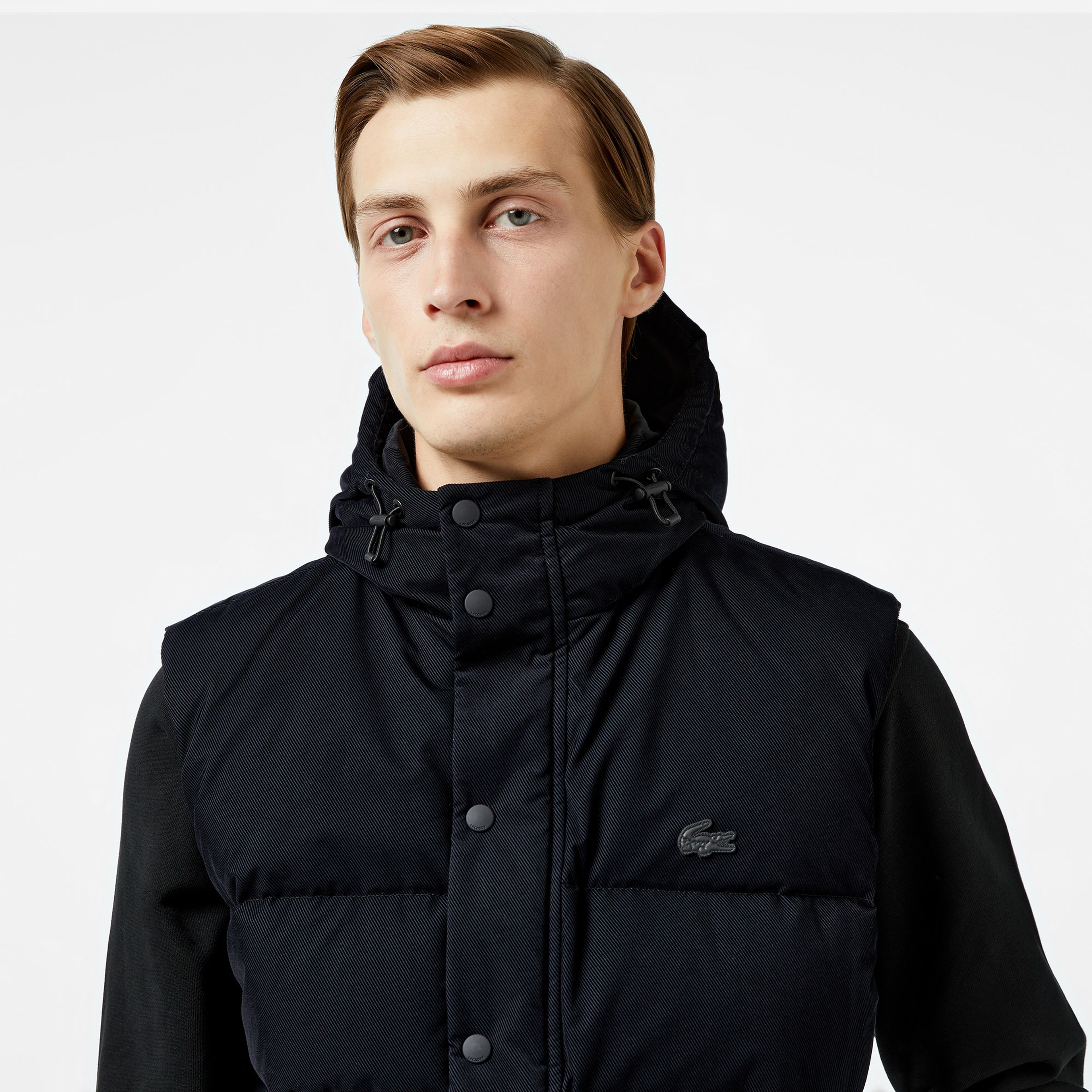 Lacoste Erkek Siyah Mont