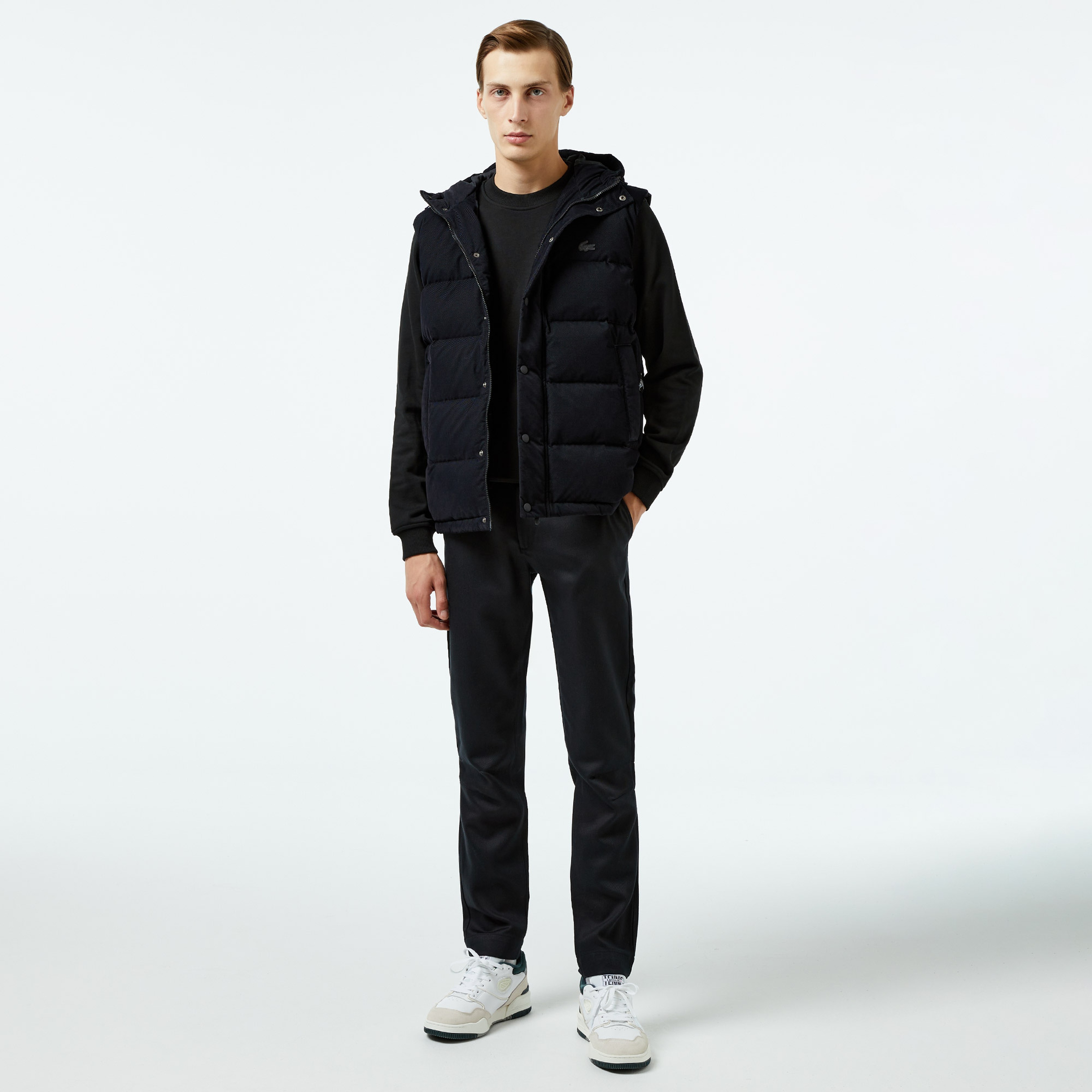 Lacoste Erkek Siyah Mont