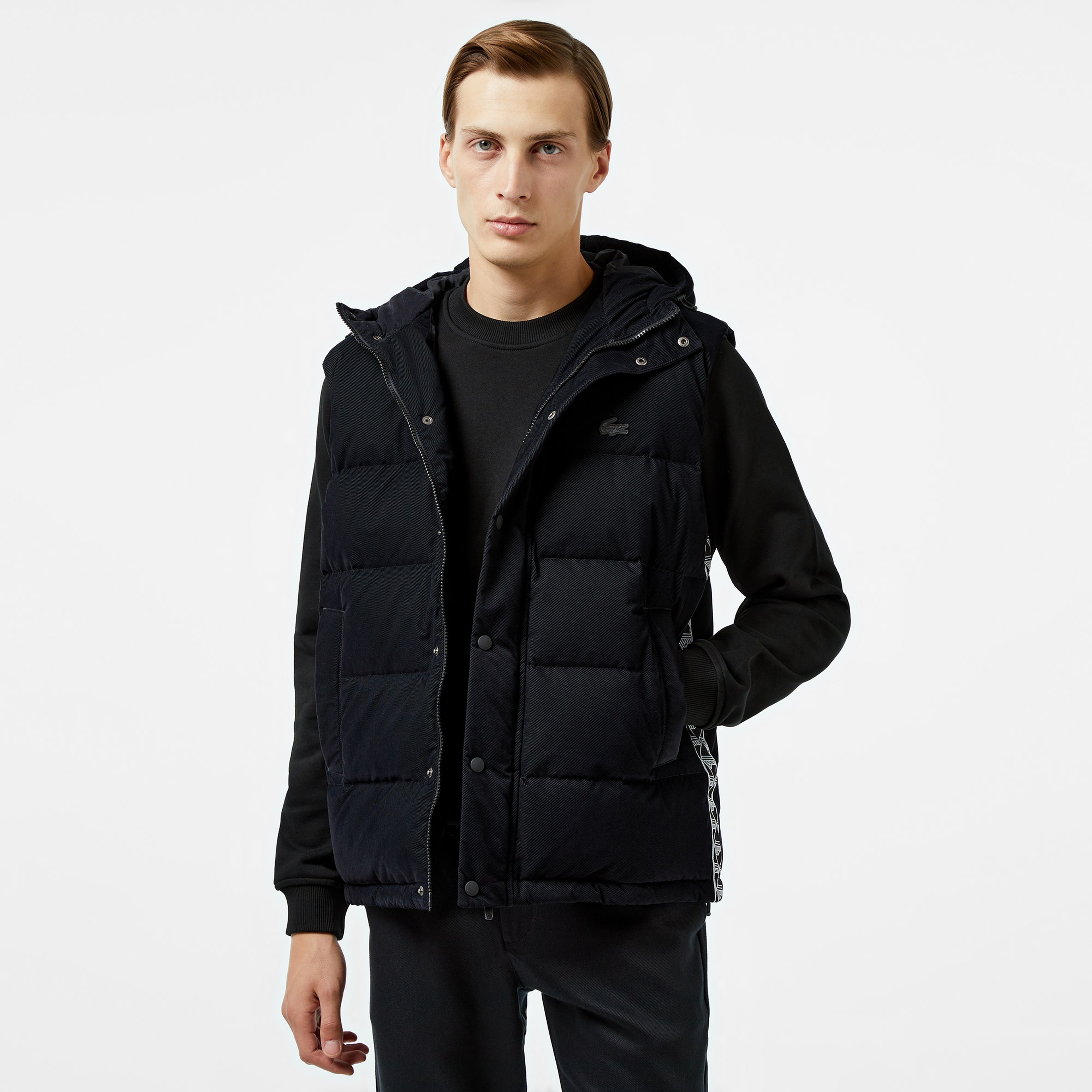 Lacoste Erkek Siyah Mont