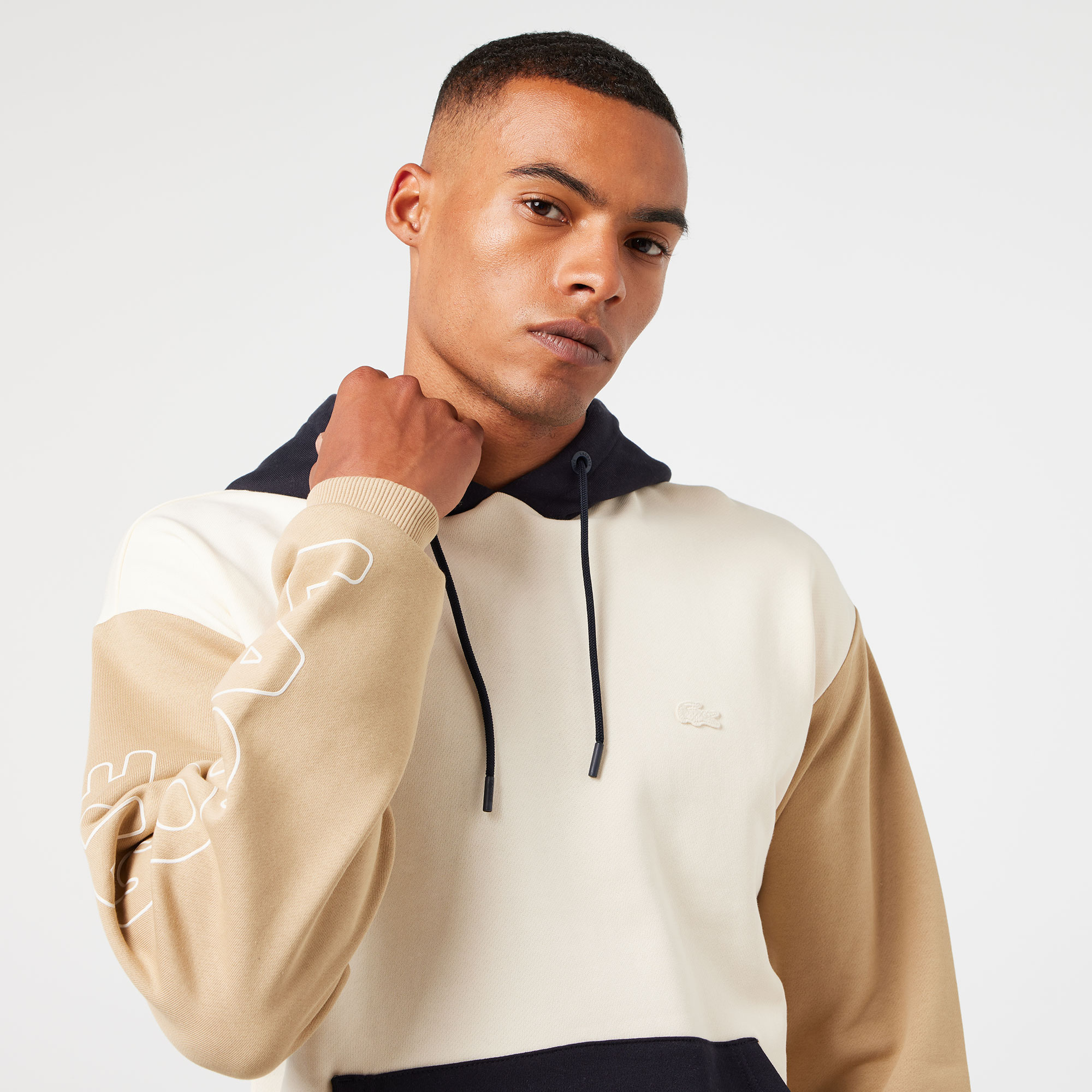 Lacoste Erkek Krem Sweatshirt