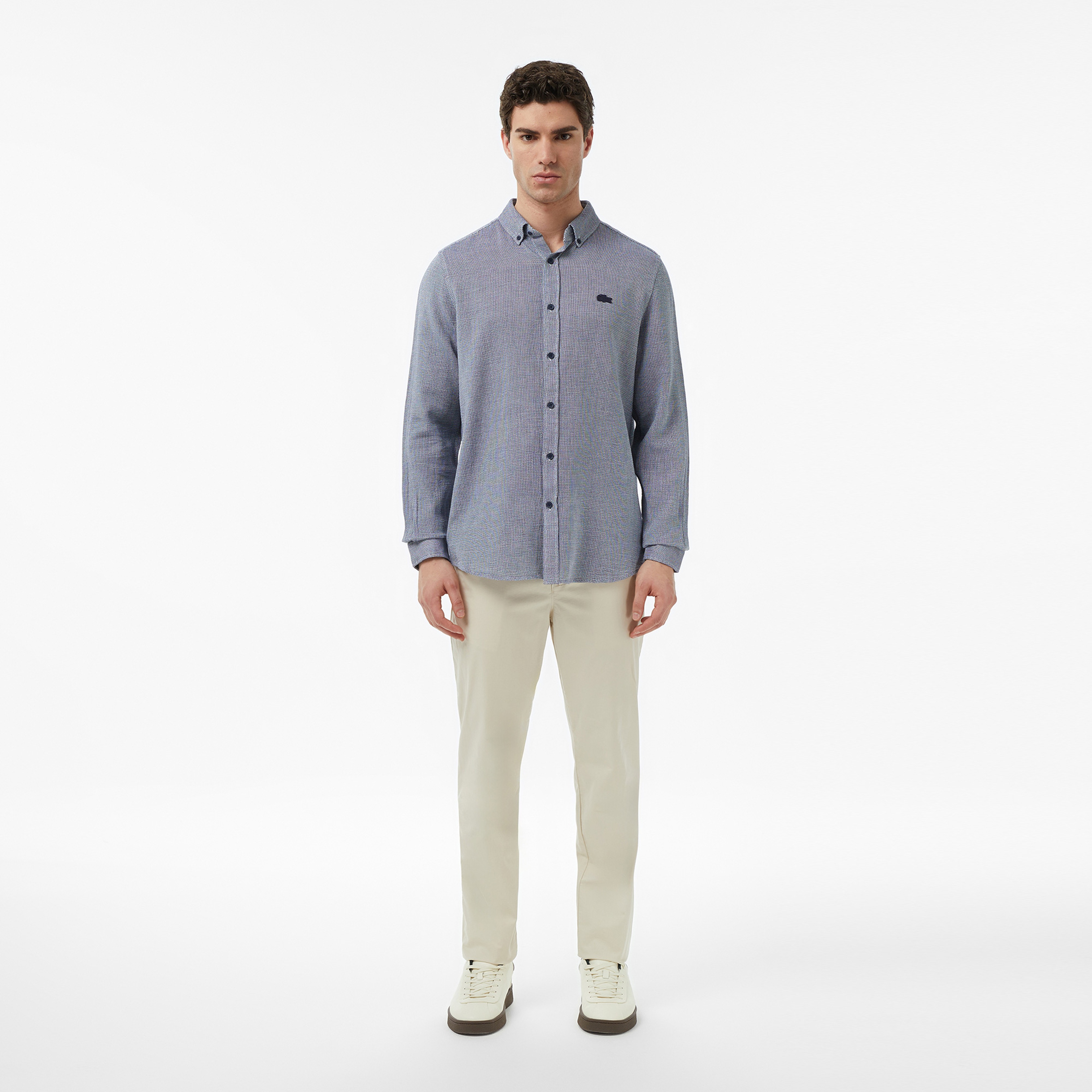 Lacoste Erkek Lacivert Gömlek
