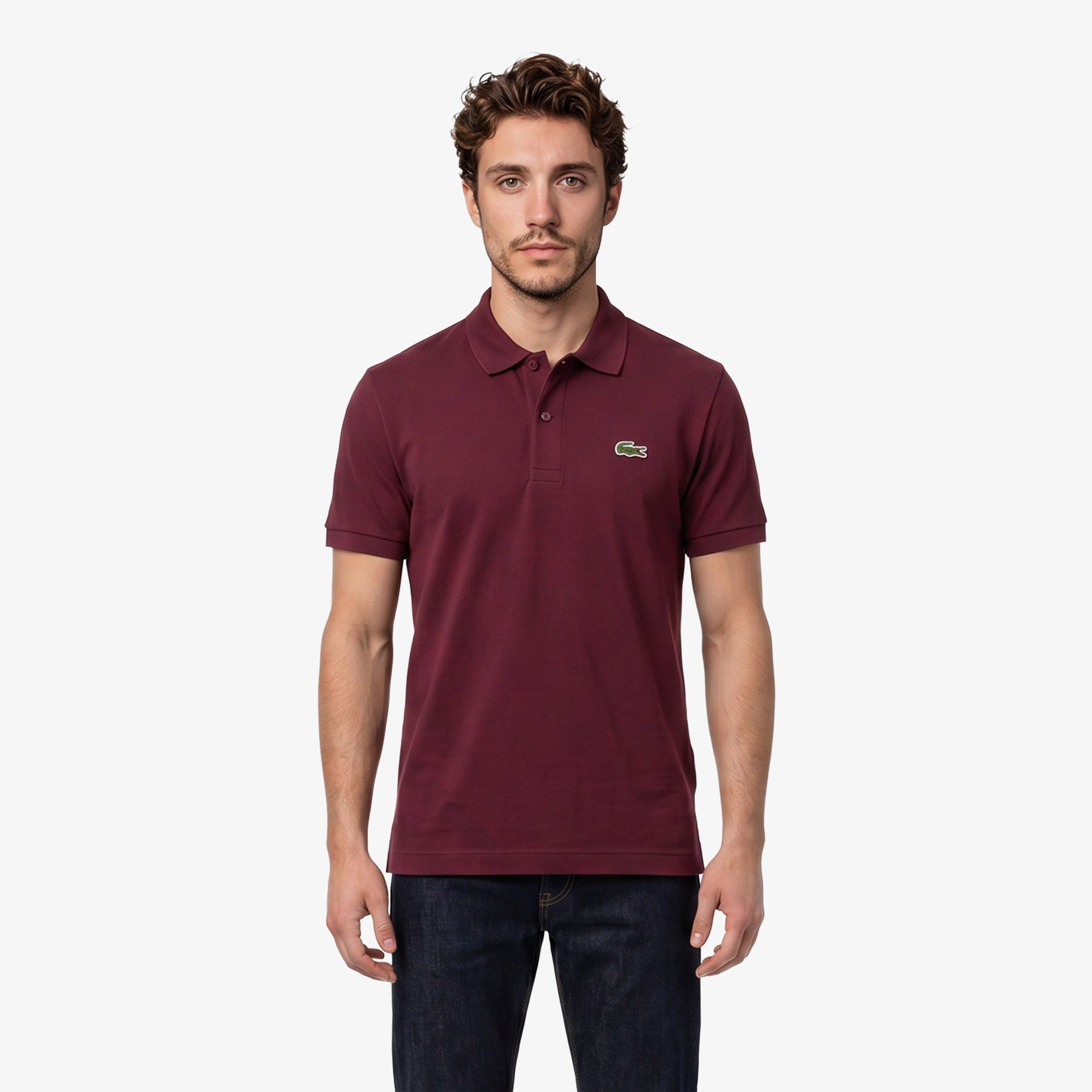 Lacoste Erkek Bordo Polo