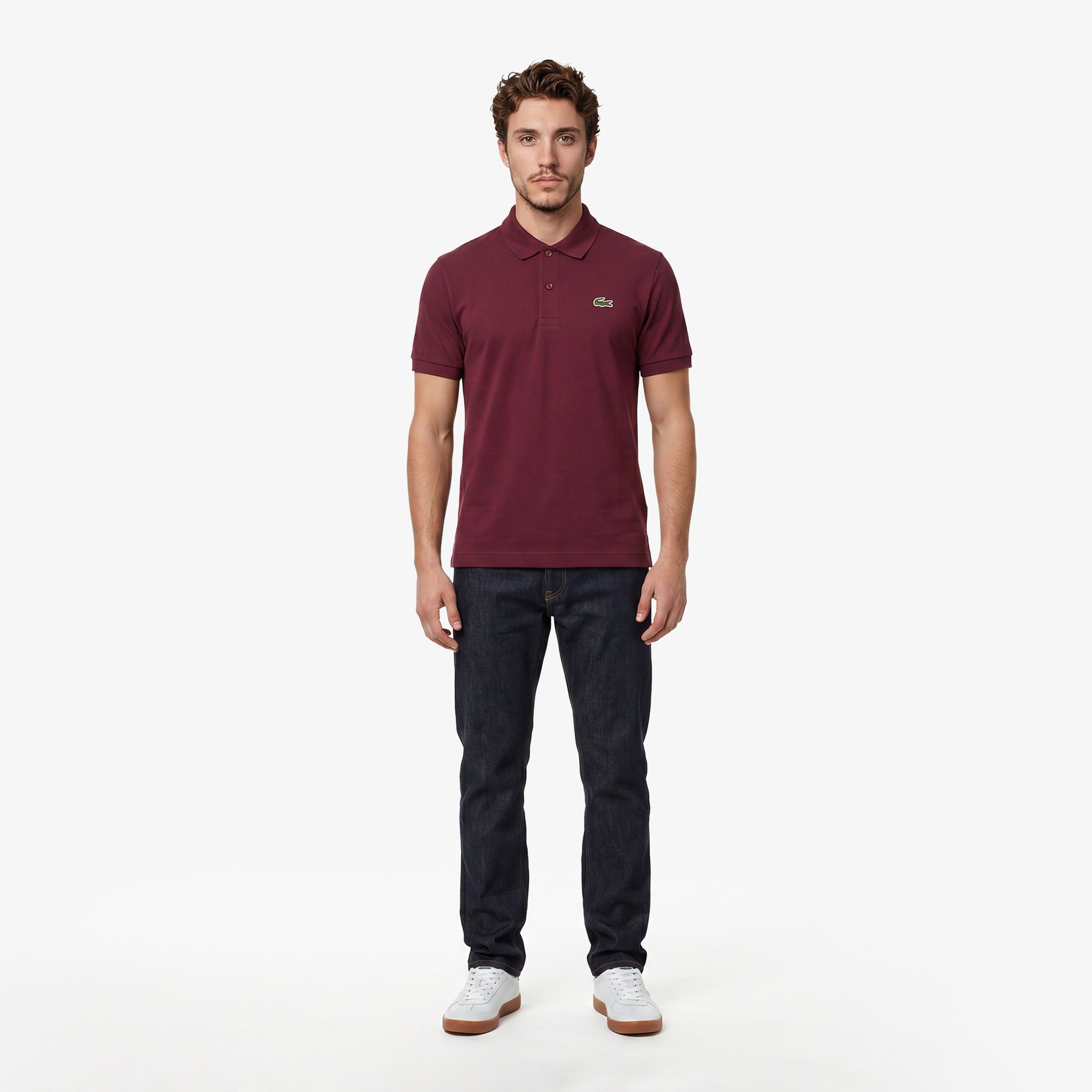 Lacoste Erkek Bordo Polo