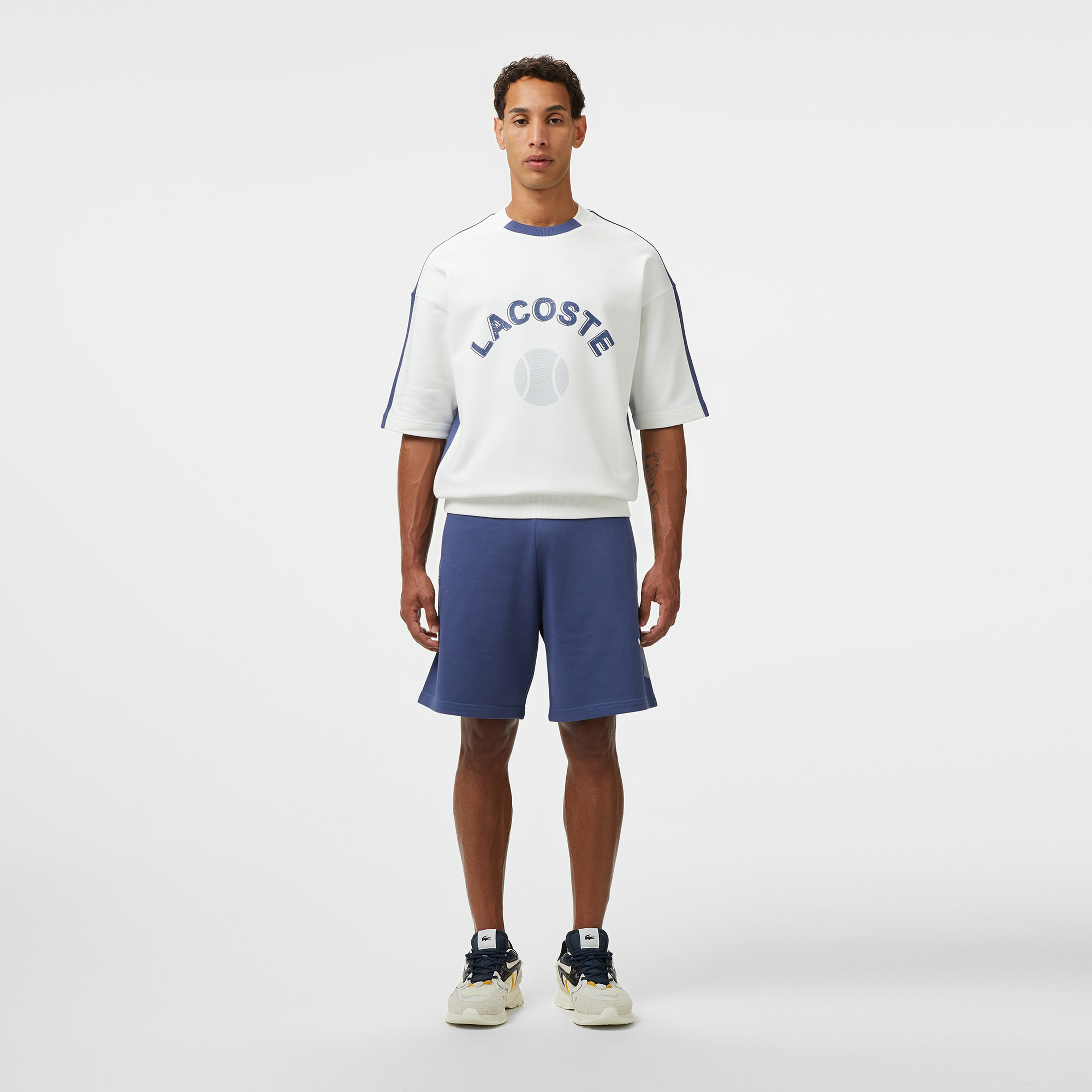 Lacoste Erkek Krem Sweatshirt