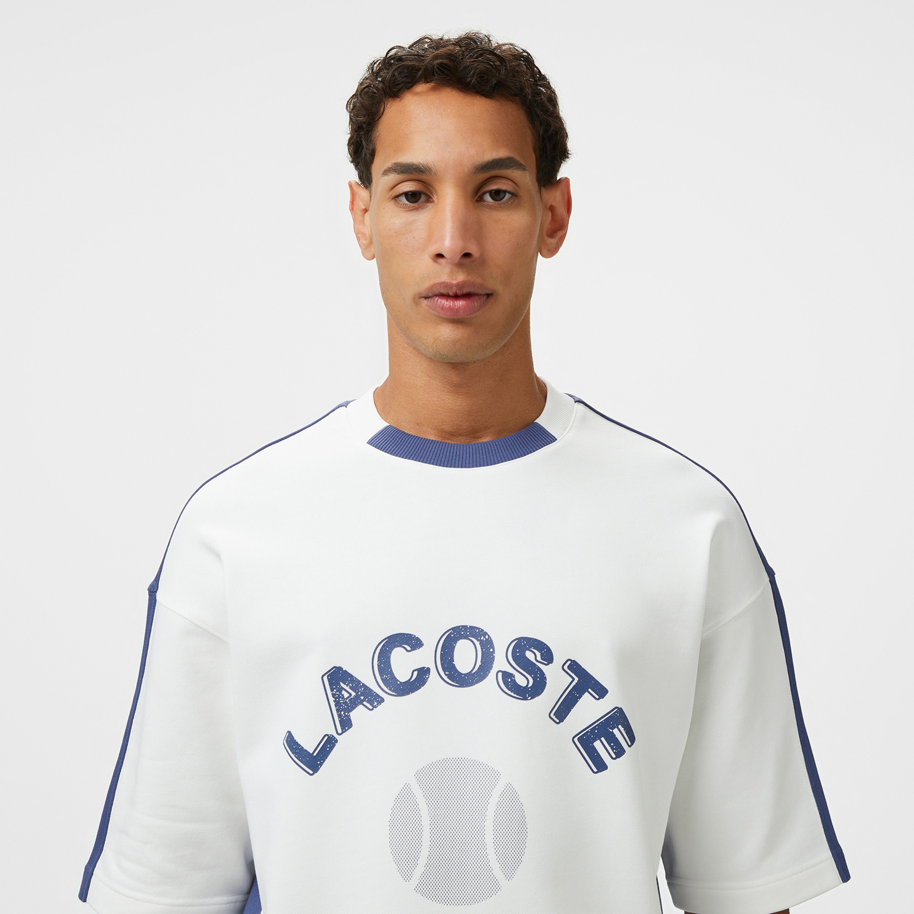 Lacoste Erkek Krem Sweatshirt