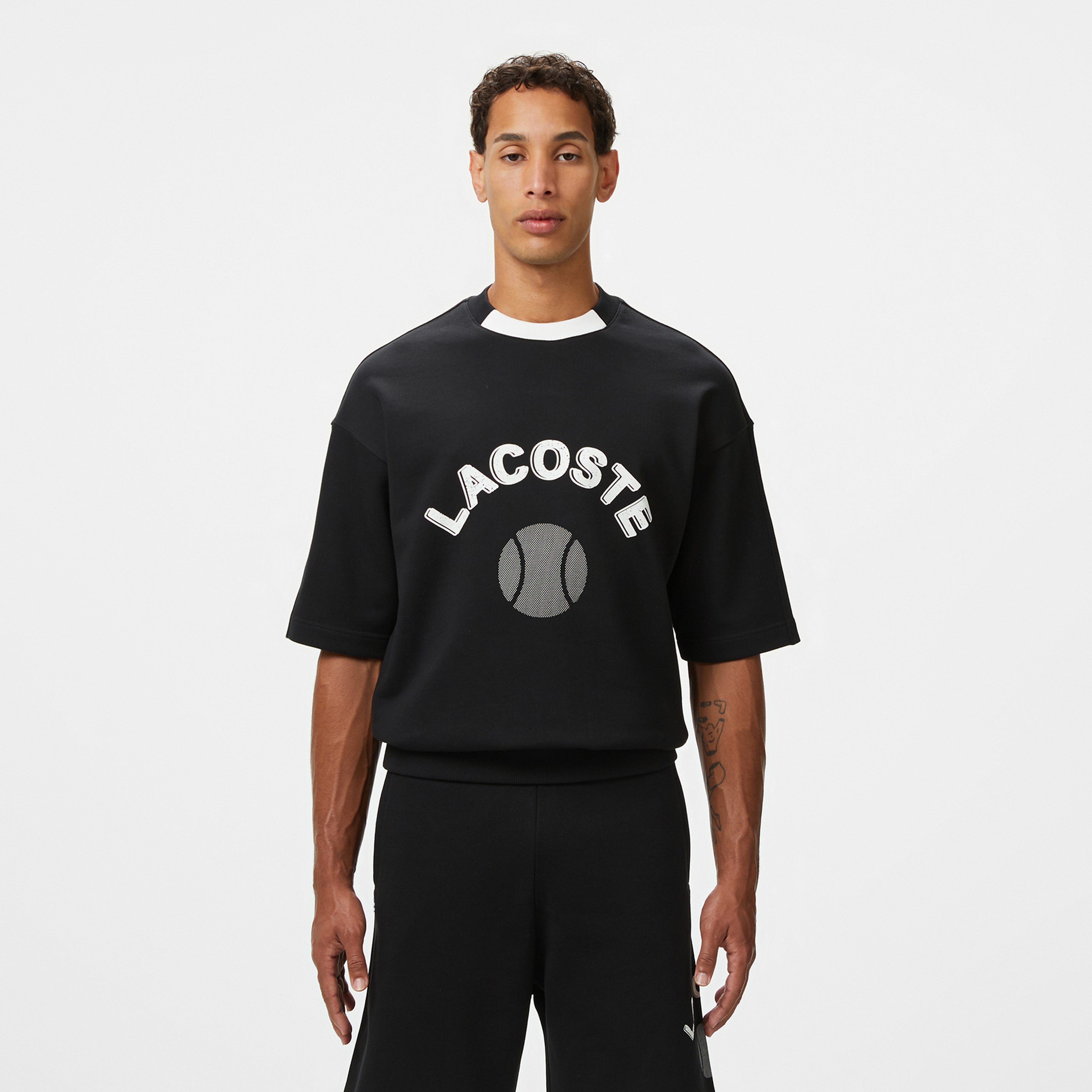Lacoste Erkek Siyah Sweatshirt