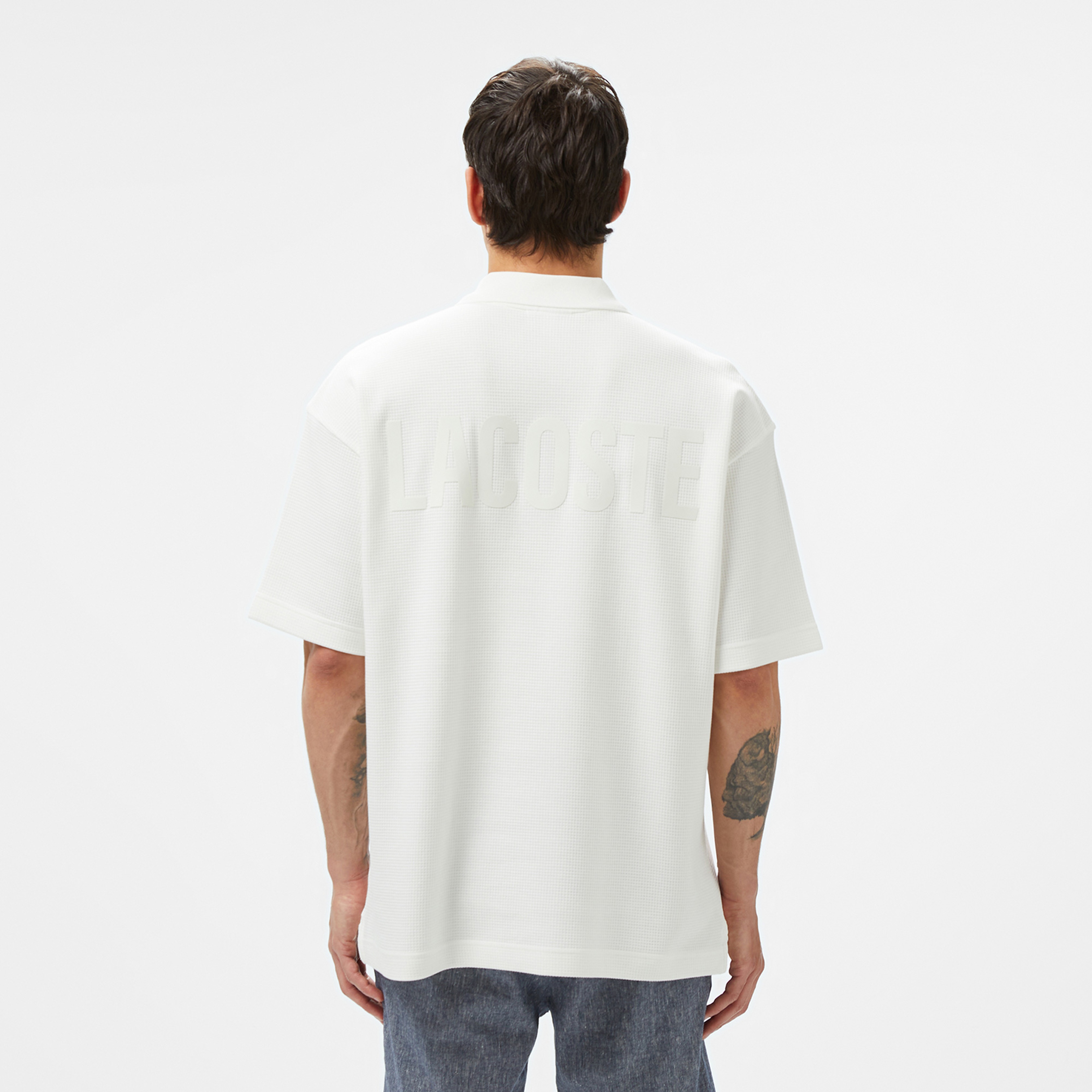 Lacoste Erkek Krem Polo