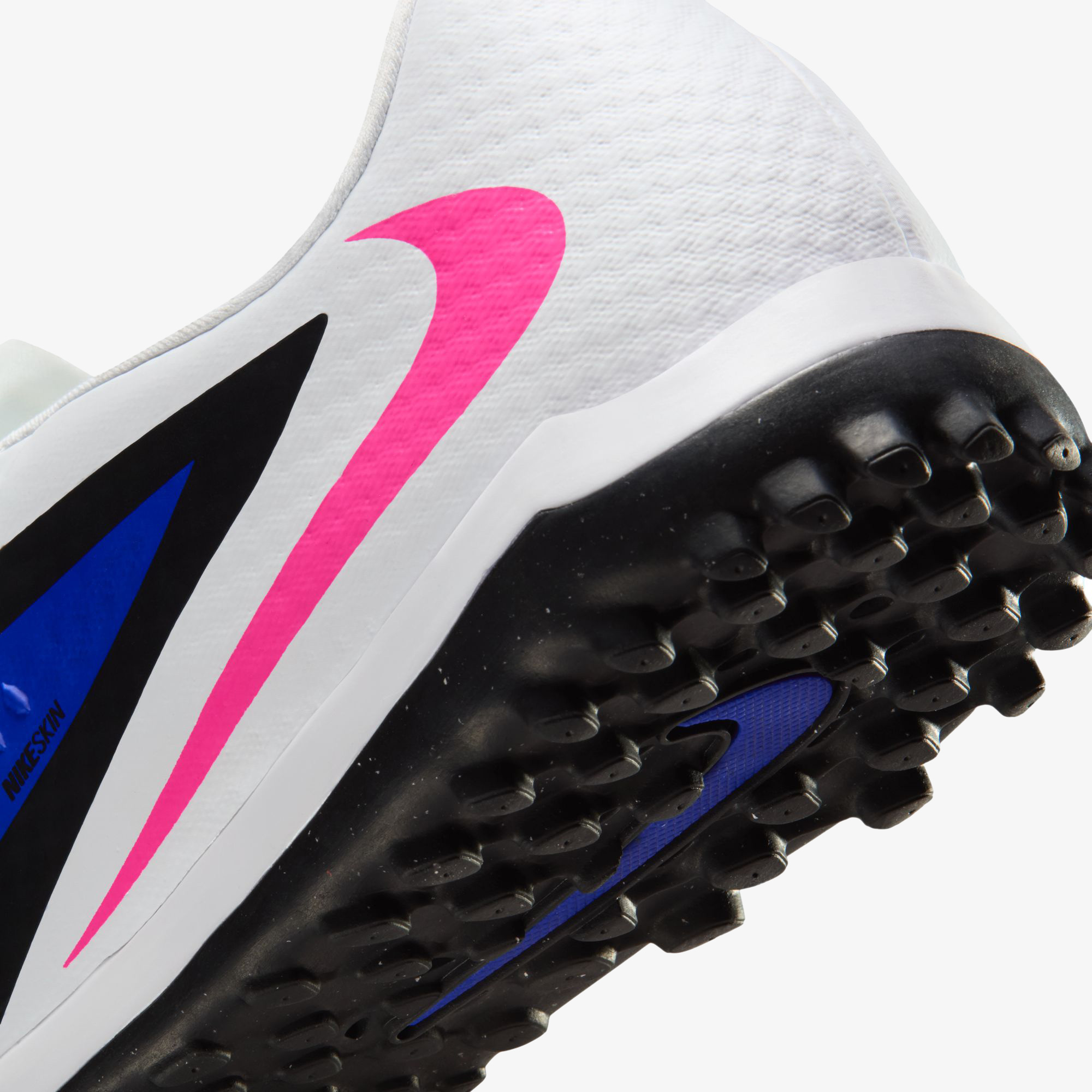 Nike Phantom 6 Low Academy Erkek Lacivert Çim Saha Kramponu
