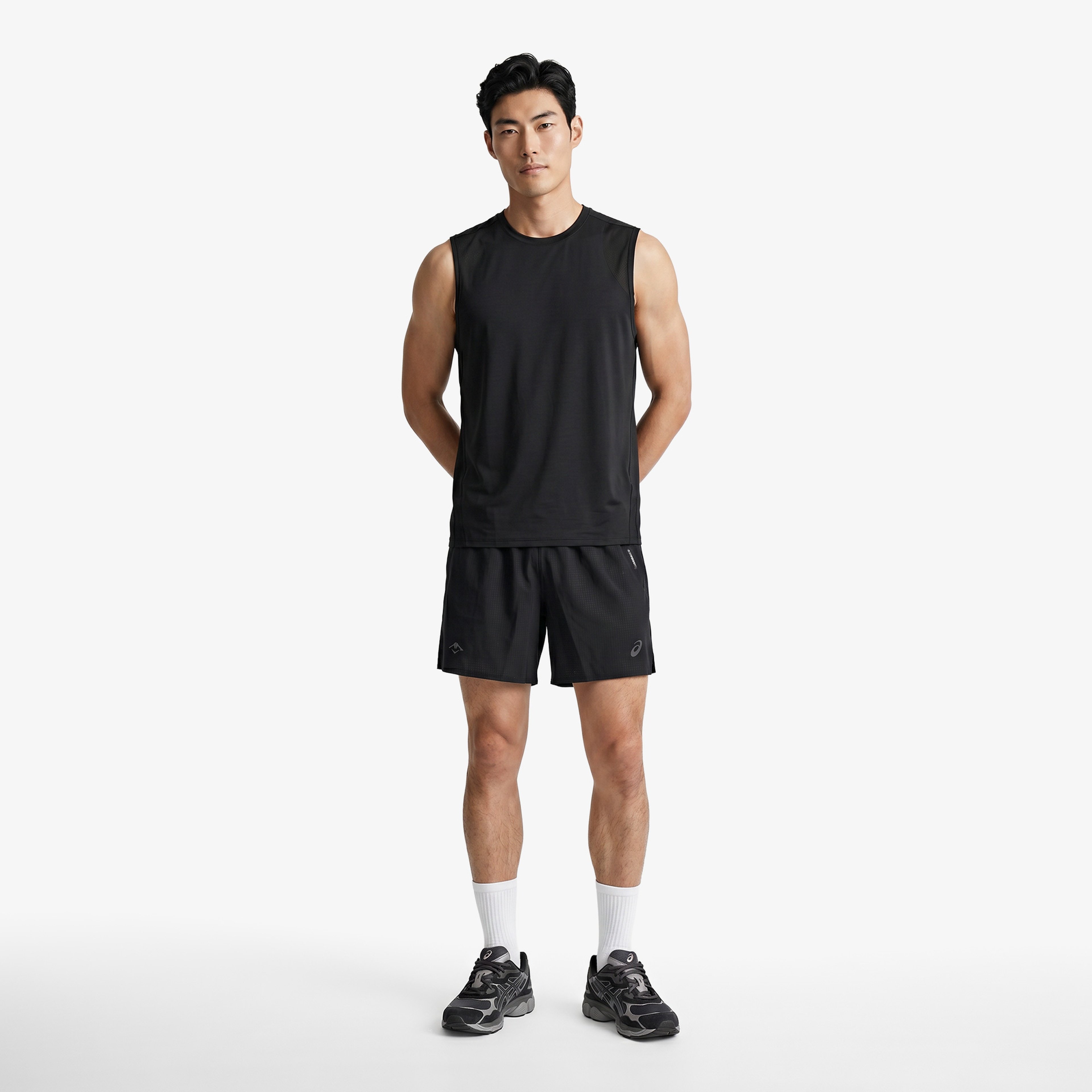 Asics Fujitrail Elite Erkek Siyah Şort