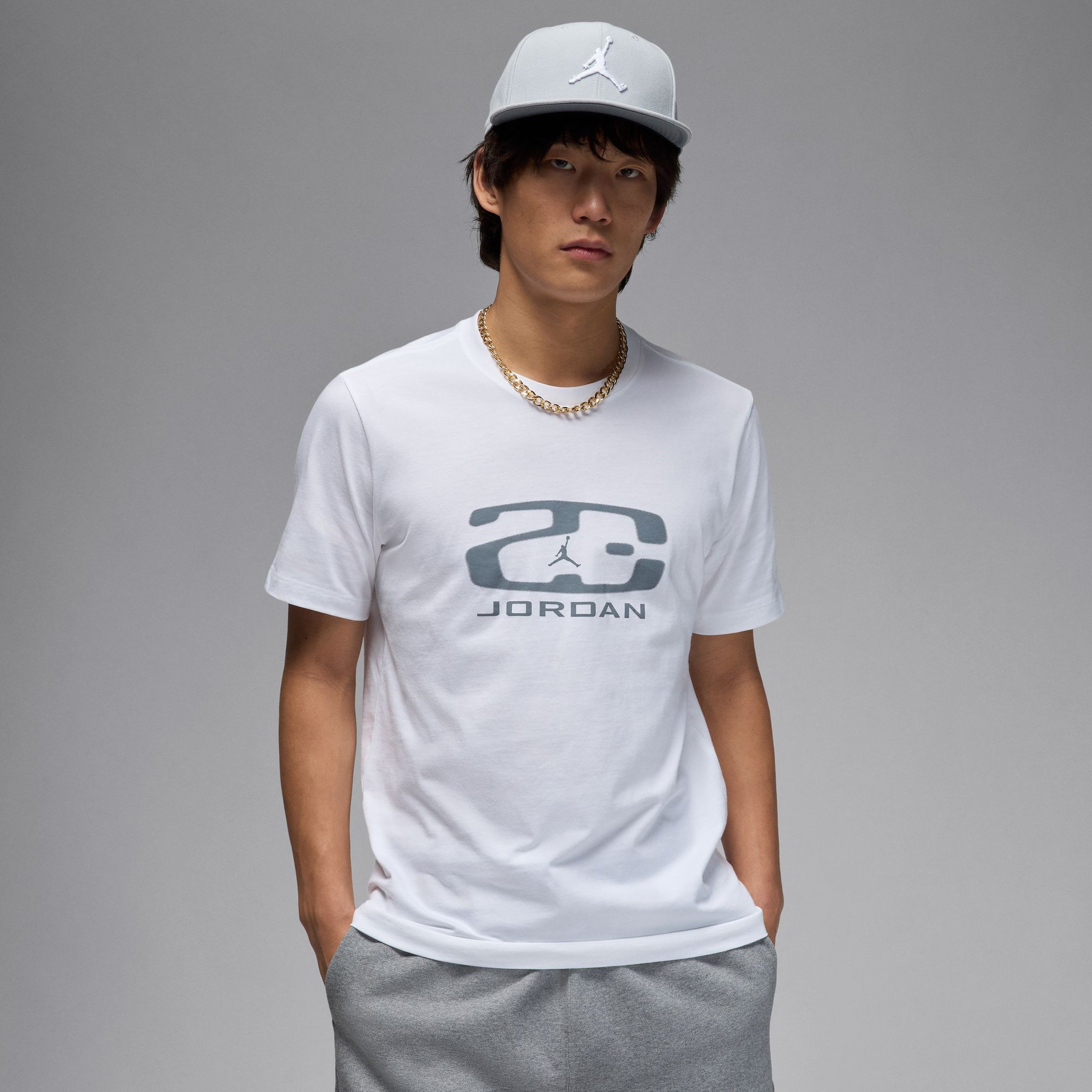Jordan Flight Essentials Erkek Beyaz Basketbol T-Shirt
