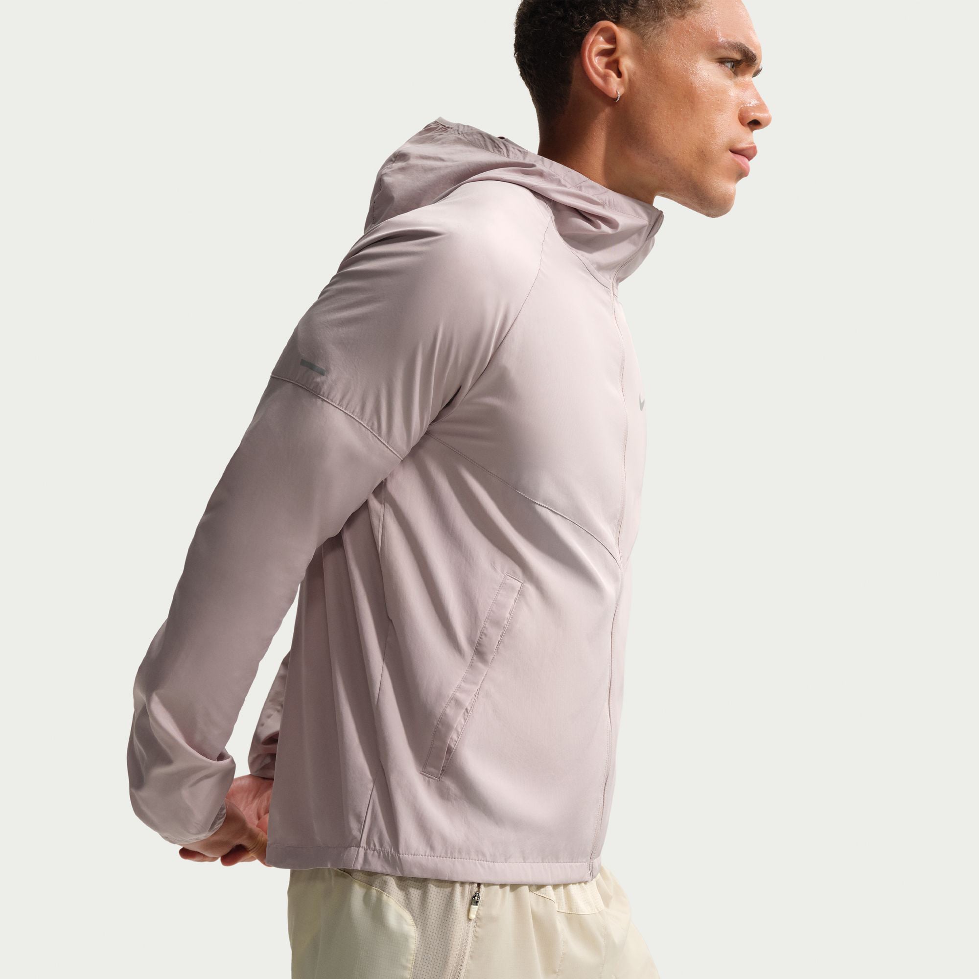 Nike Stride Erkek Krem Koşu Şort