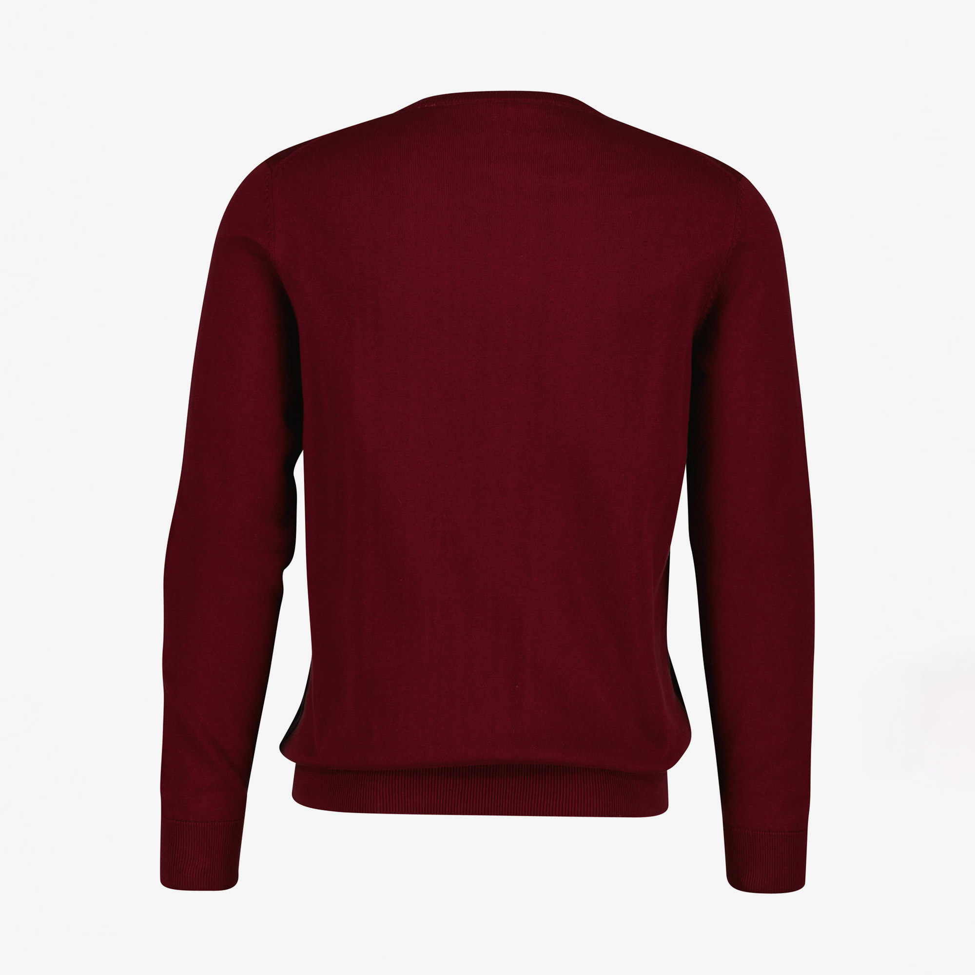 GANT Erkek Bordo Regular Fit Bisiklet Yaka Kazak