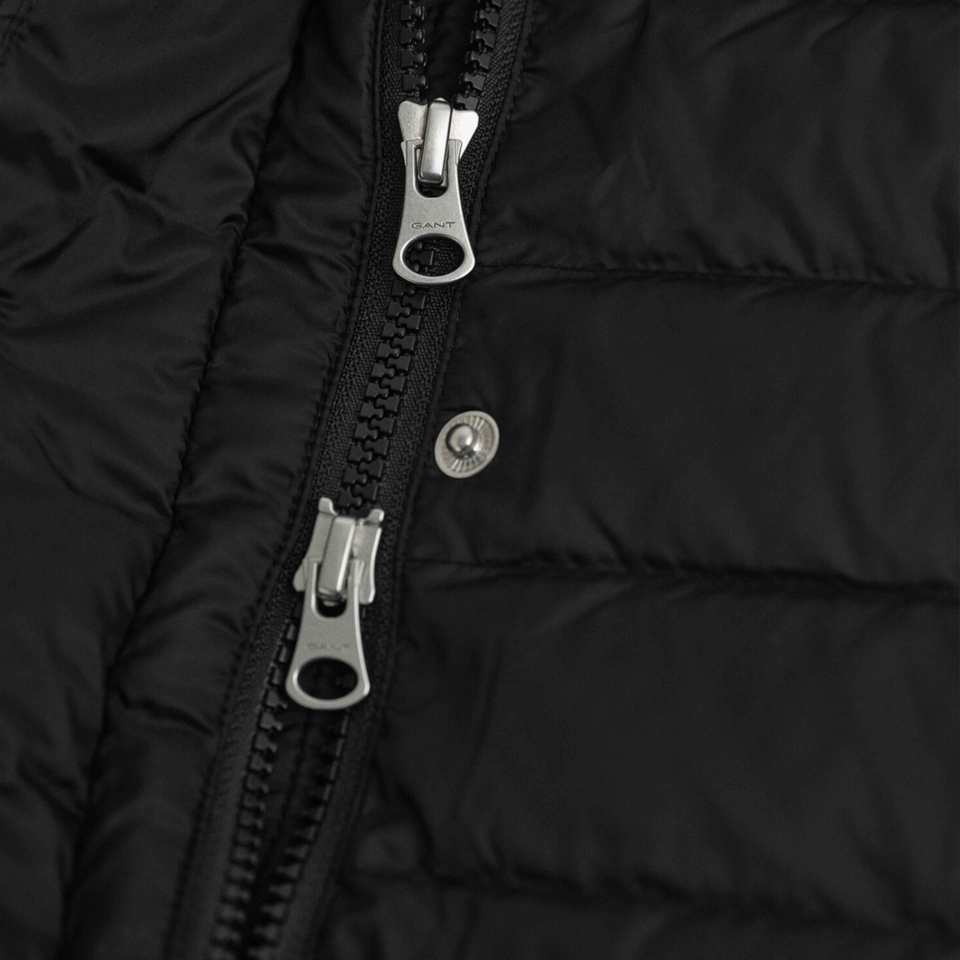 GANT Kadın Siyah Regular Fit Fermuarlı Mont