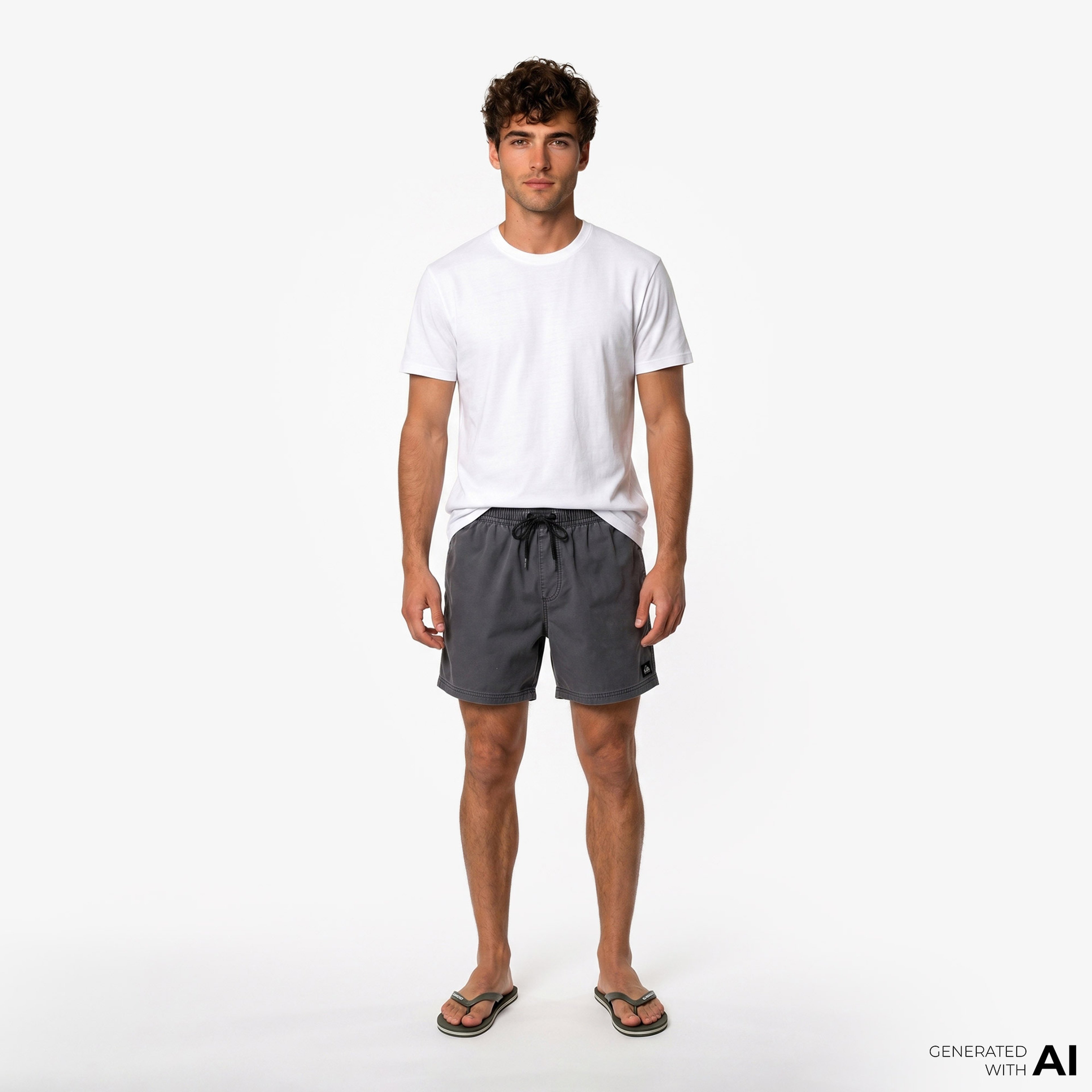Quiksilver Everyday Surfwash Volley 15 Erkek Siyah Deniz Şortu