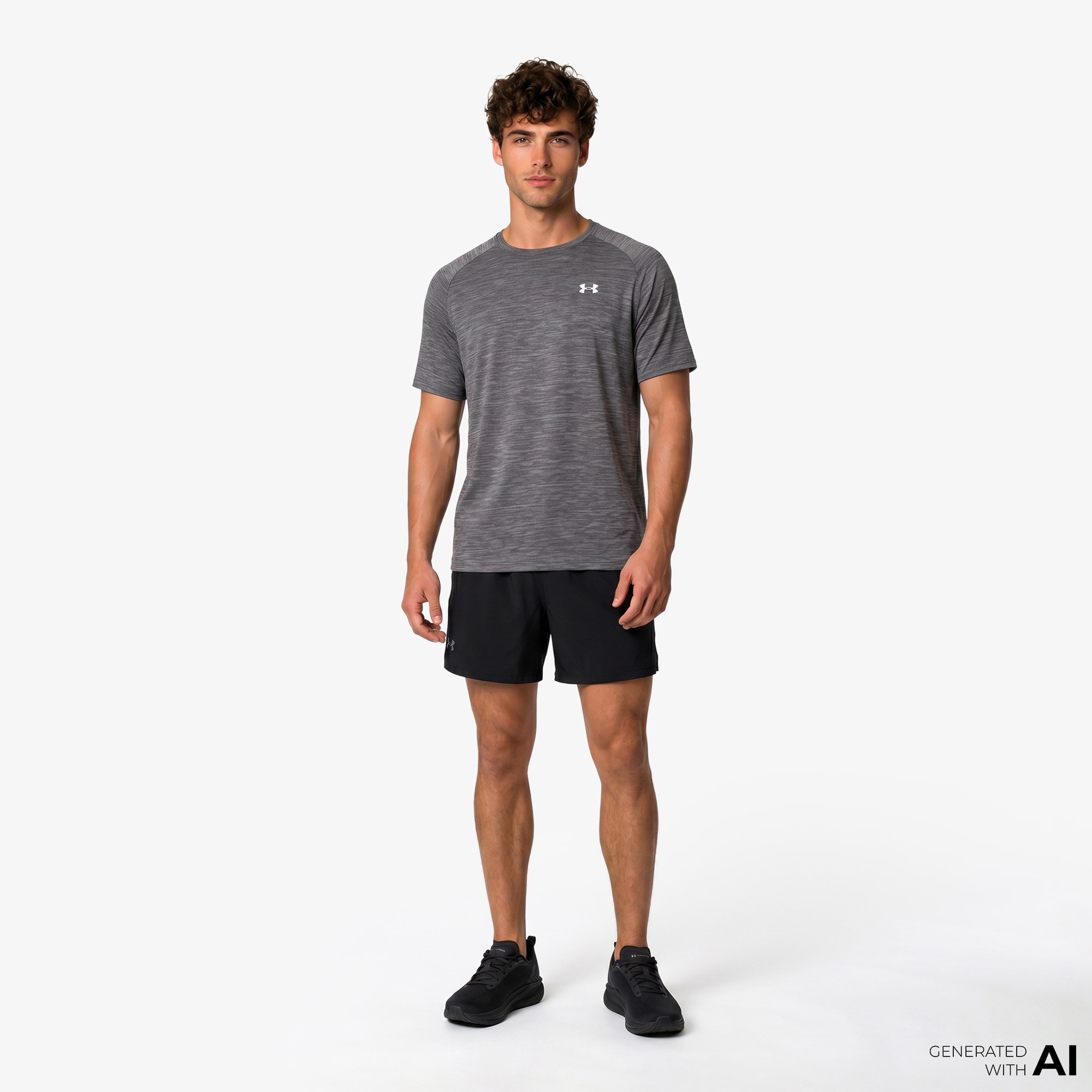 Under Armour Vanish Elite 2in1 Erkek Siyah Antrenman Şortu