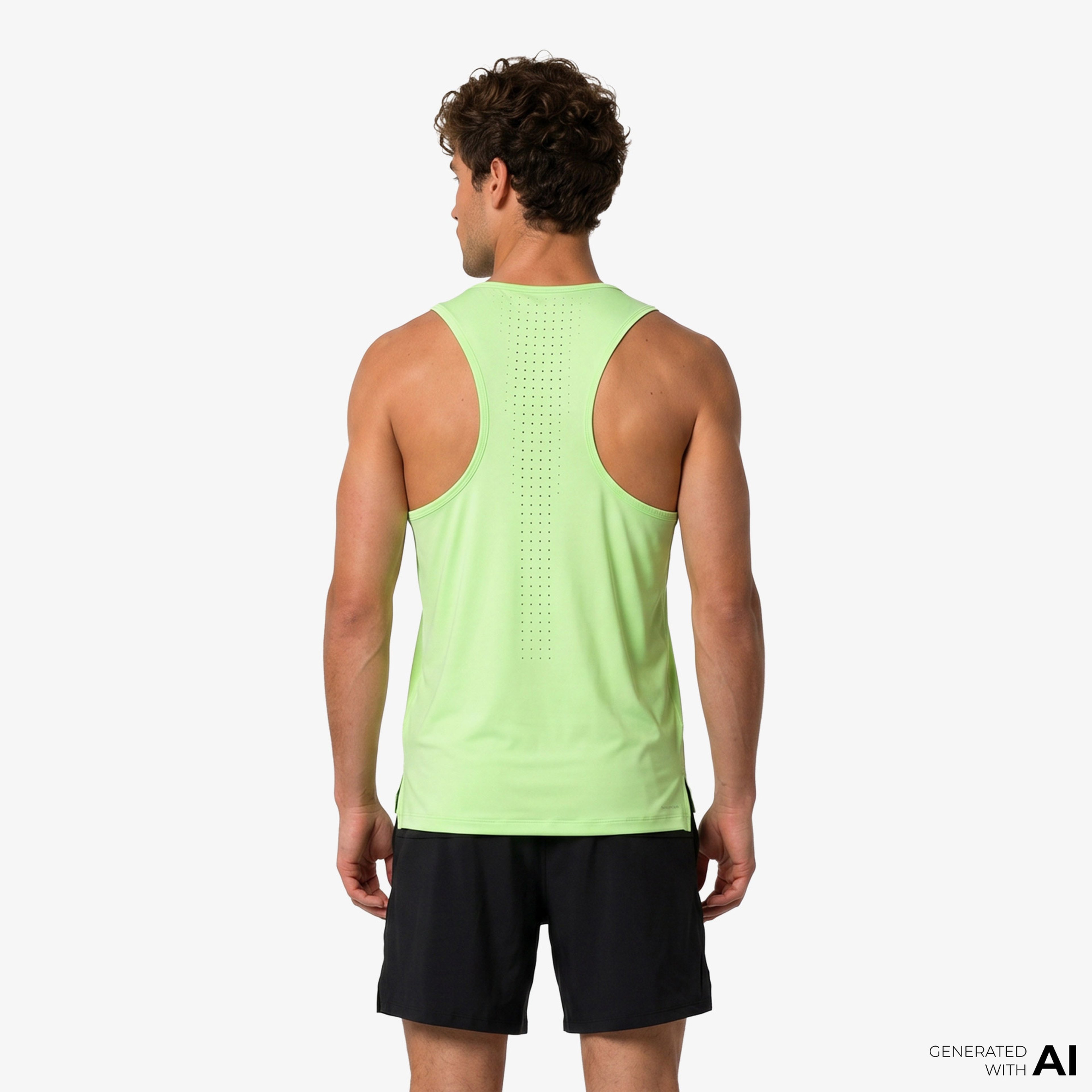 Under Armour Velociti Pro Singlet Erkek Sarı Koşu Atlet