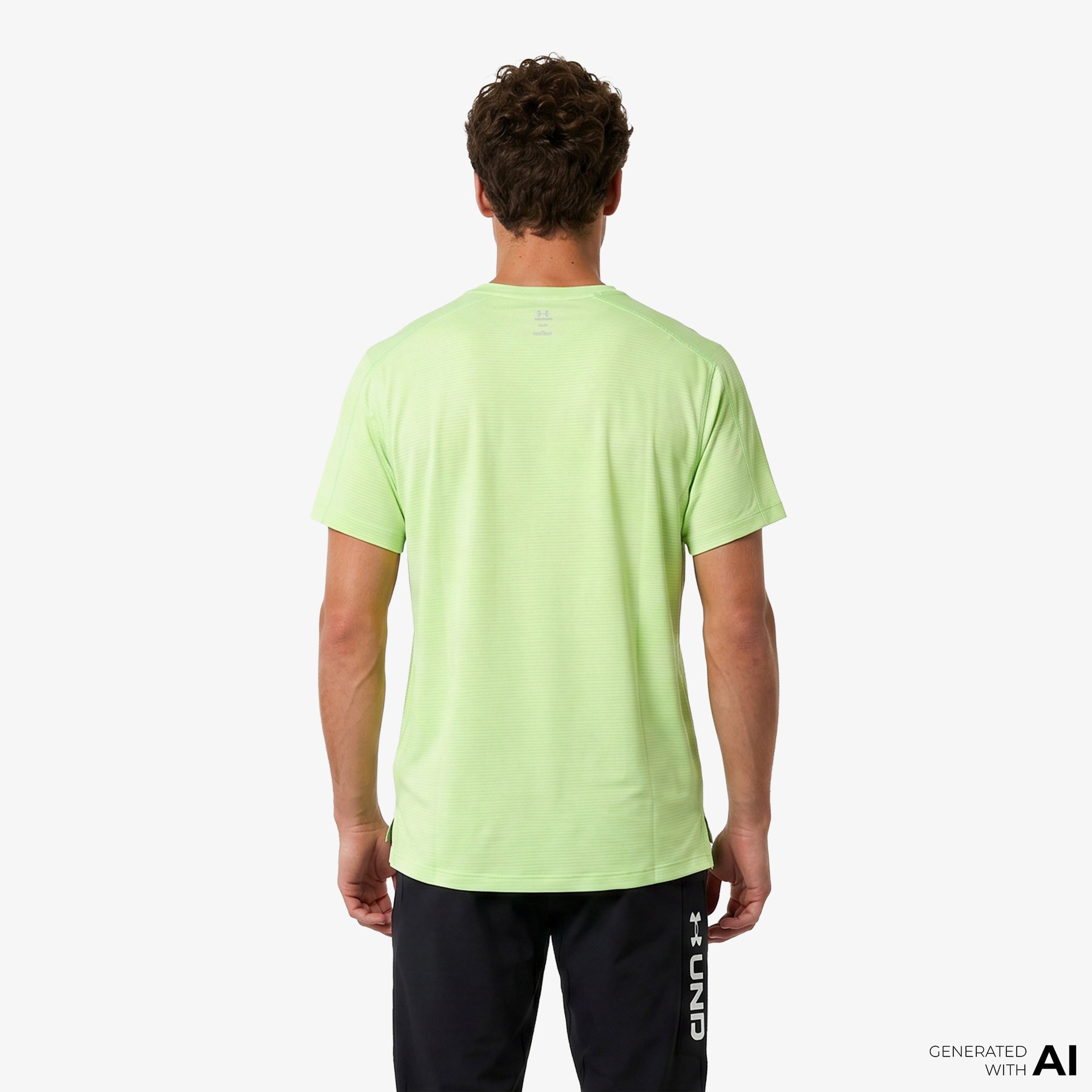 Under Armour Velociti Reflct Ss Erkek Sarı Koşu T-Shirt