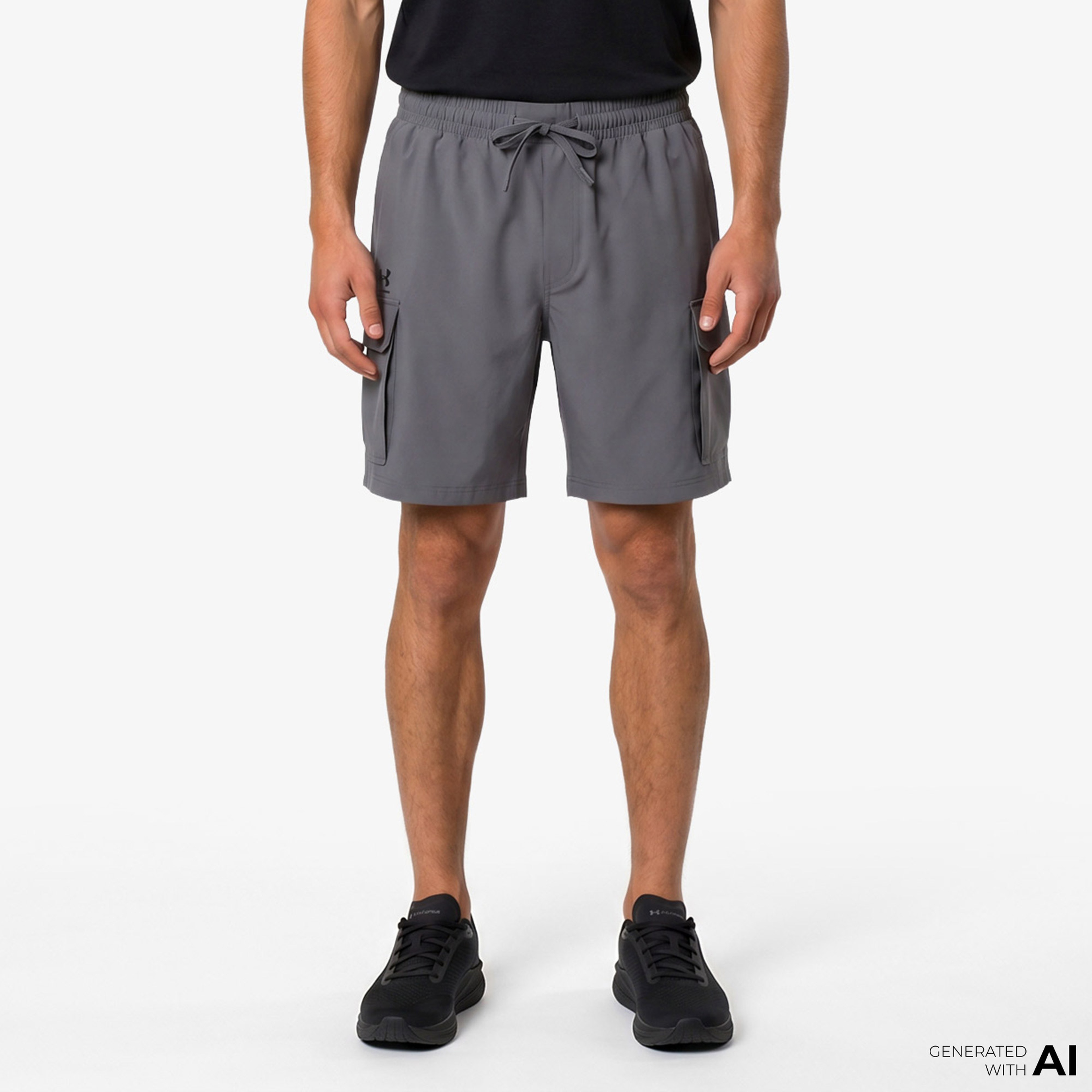 Under Armour Vibe Woven Cargo Erkek Gri Şort