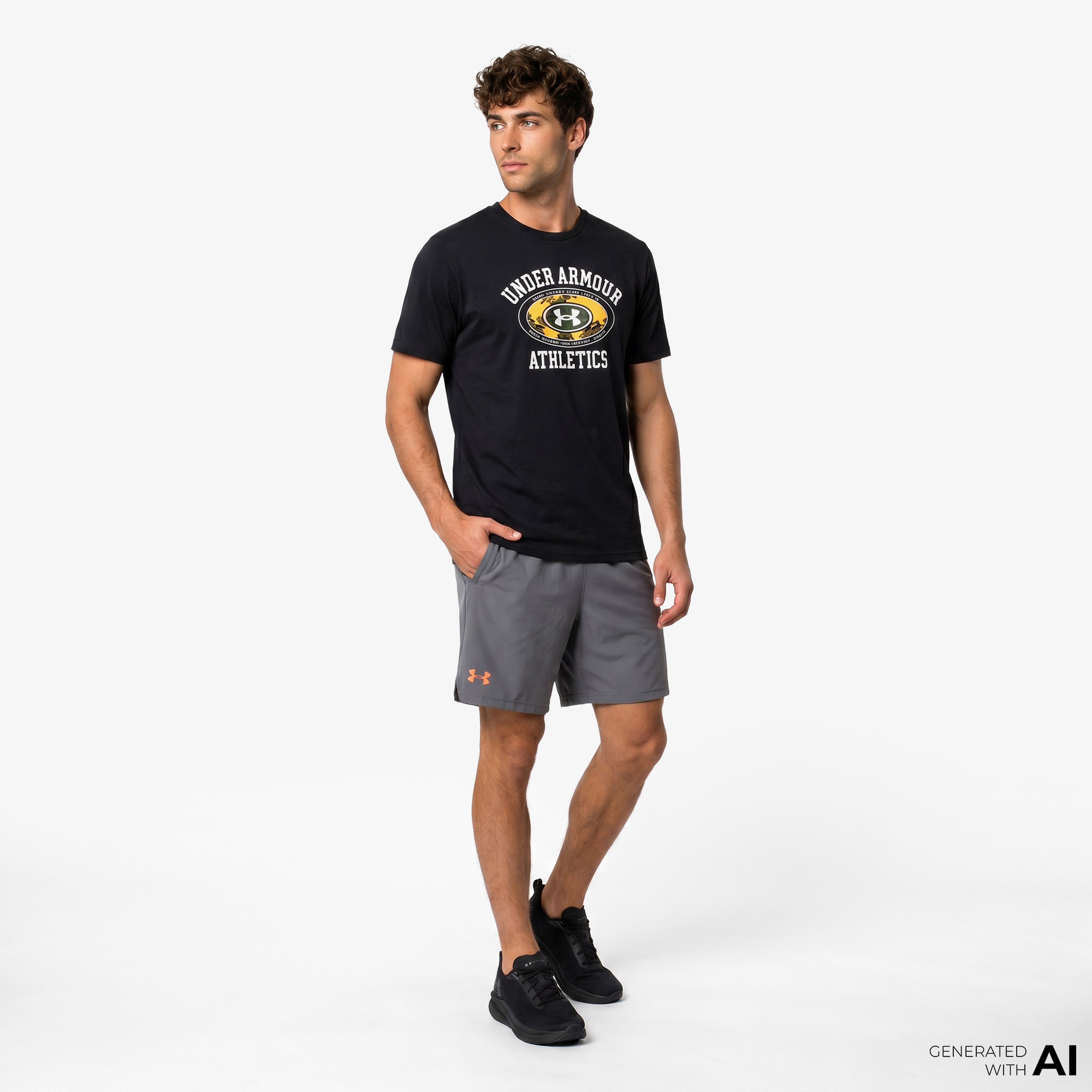 Under Armour Vanish Woven 6in Erkek Gri Antrenman Şortu