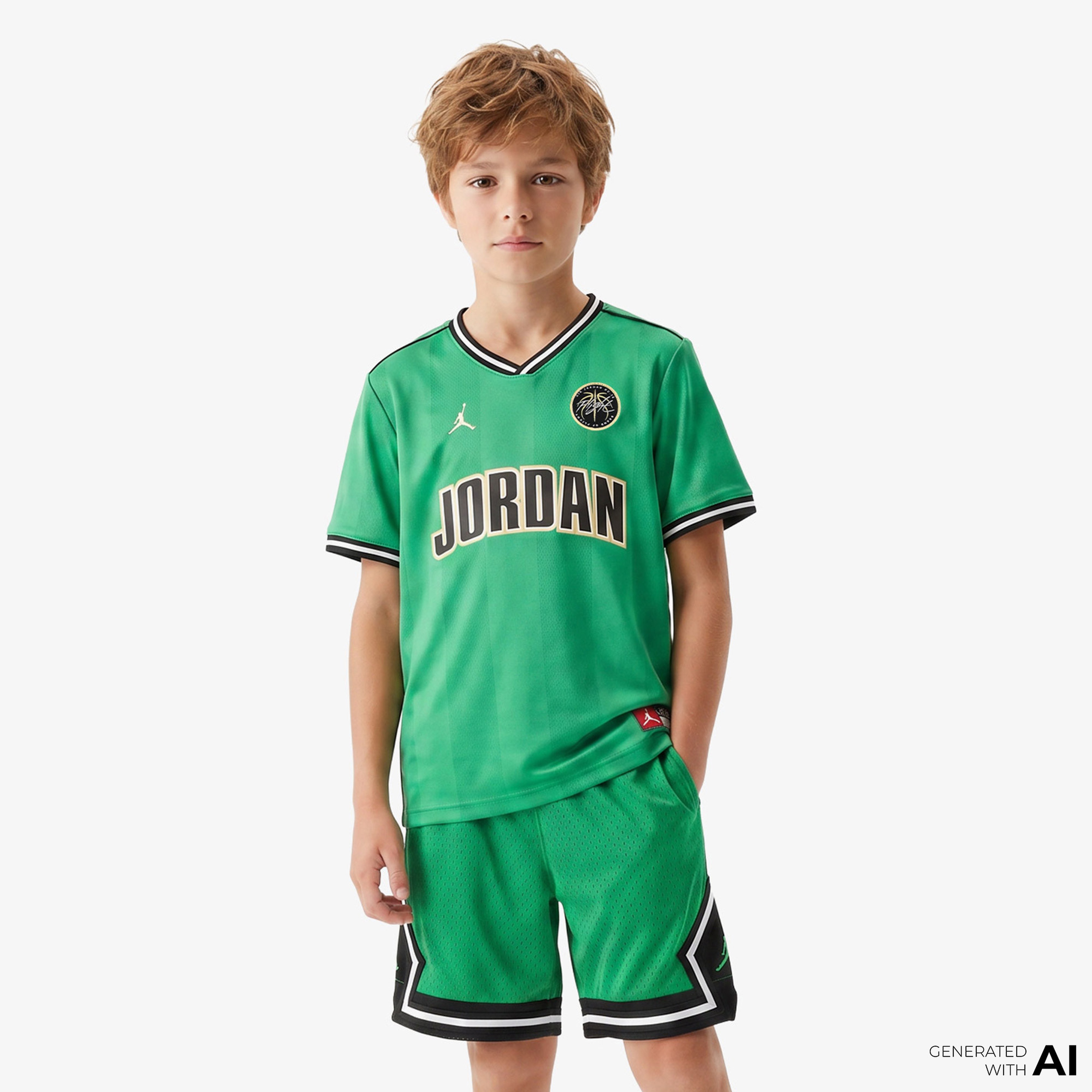 Jordan Sport Çocuk Yeşil Forma
