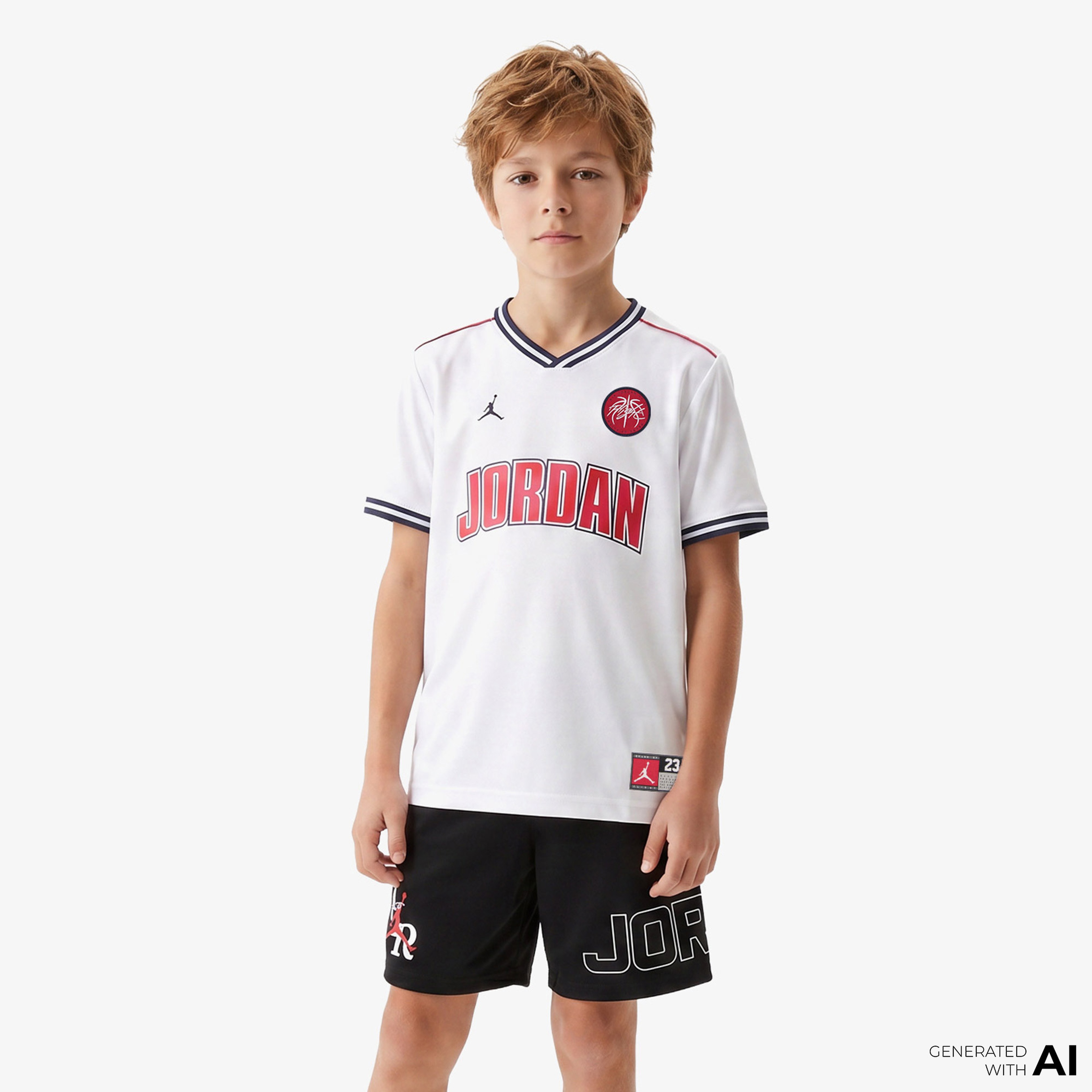 Jordan Sport Çocuk Beyaz Forma