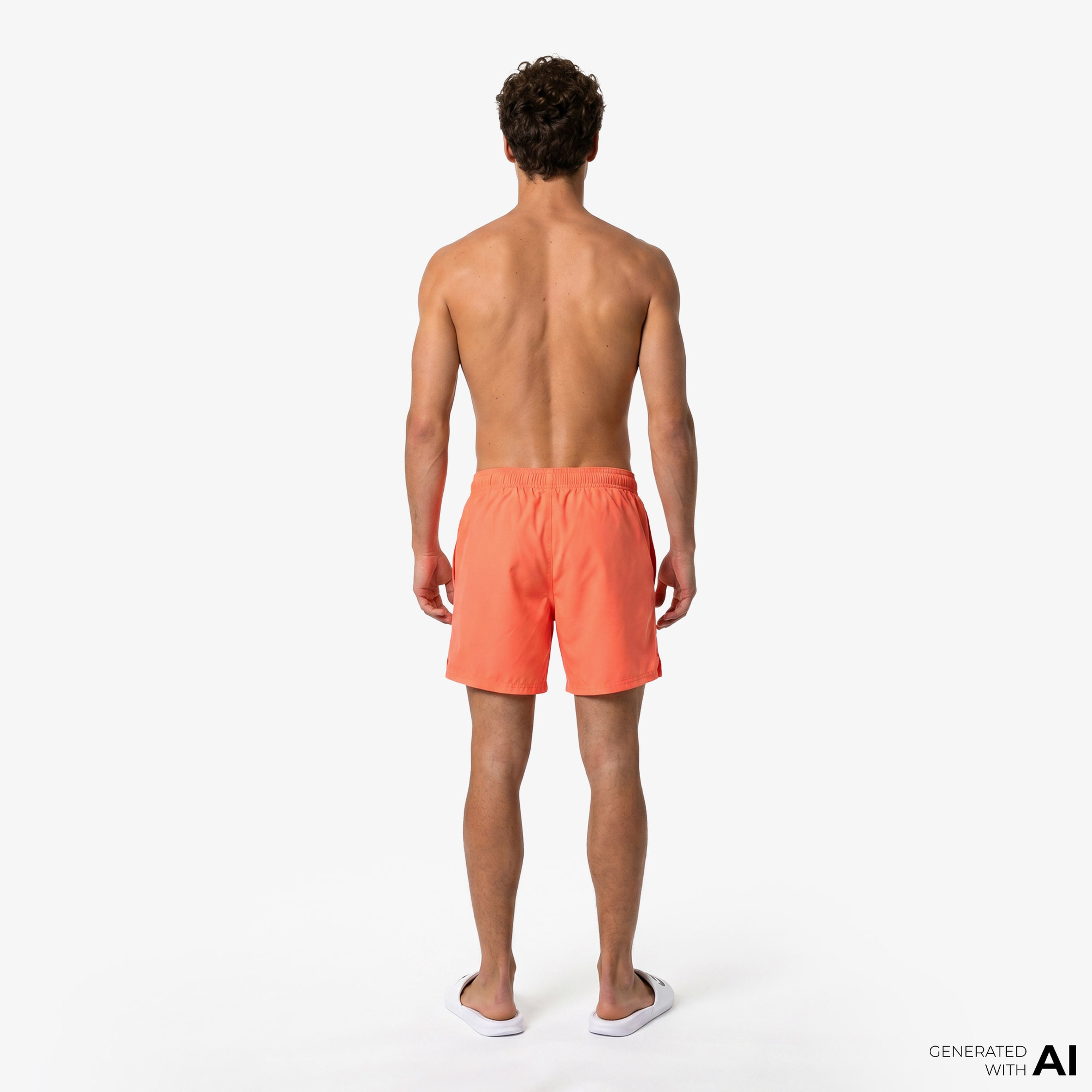 Nike Swim Breaker Solid Essential Erkek Turuncu Deniz Şortu