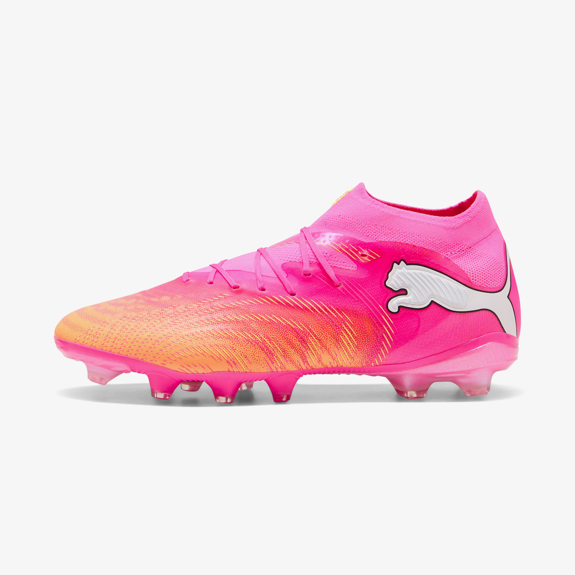 Puma Future 9 Pro Fg/Ag Erkek Pembe Çim Saha Kramponu