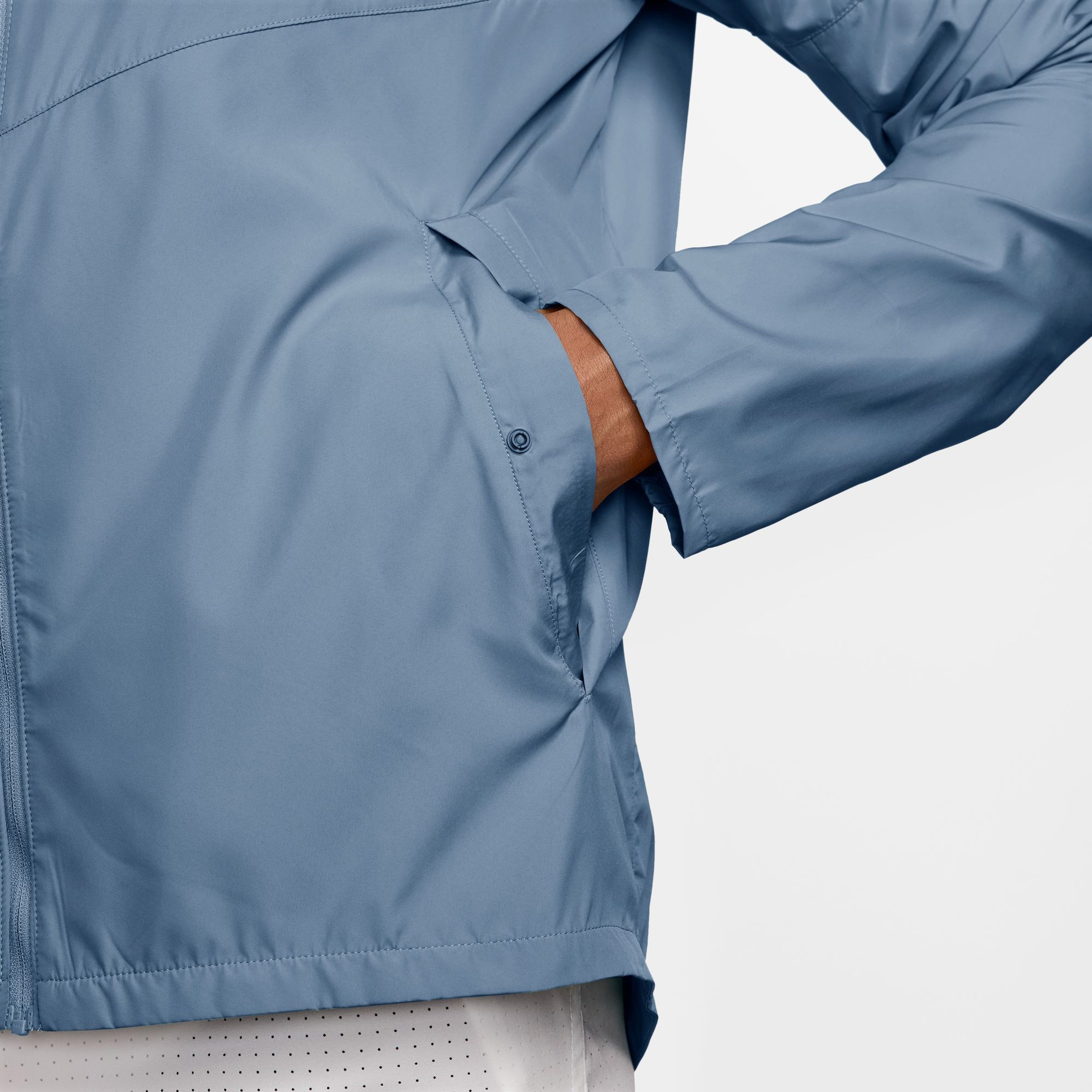 Nike Miler Erkek Mavi Koşu Ceketi