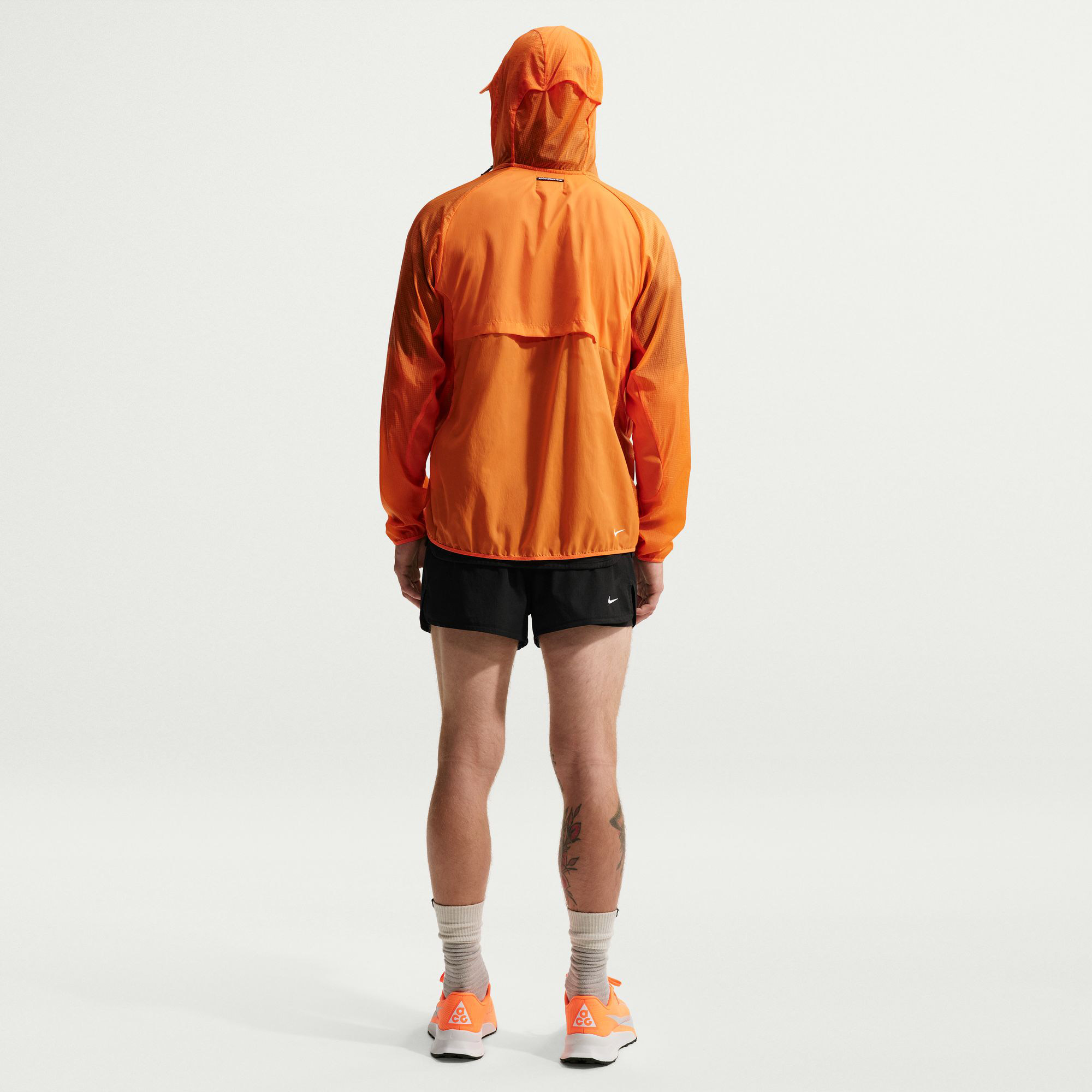 Nike Dri-FIT Ach Chinati Trailwind Erkek Siyah Koşu Şortu