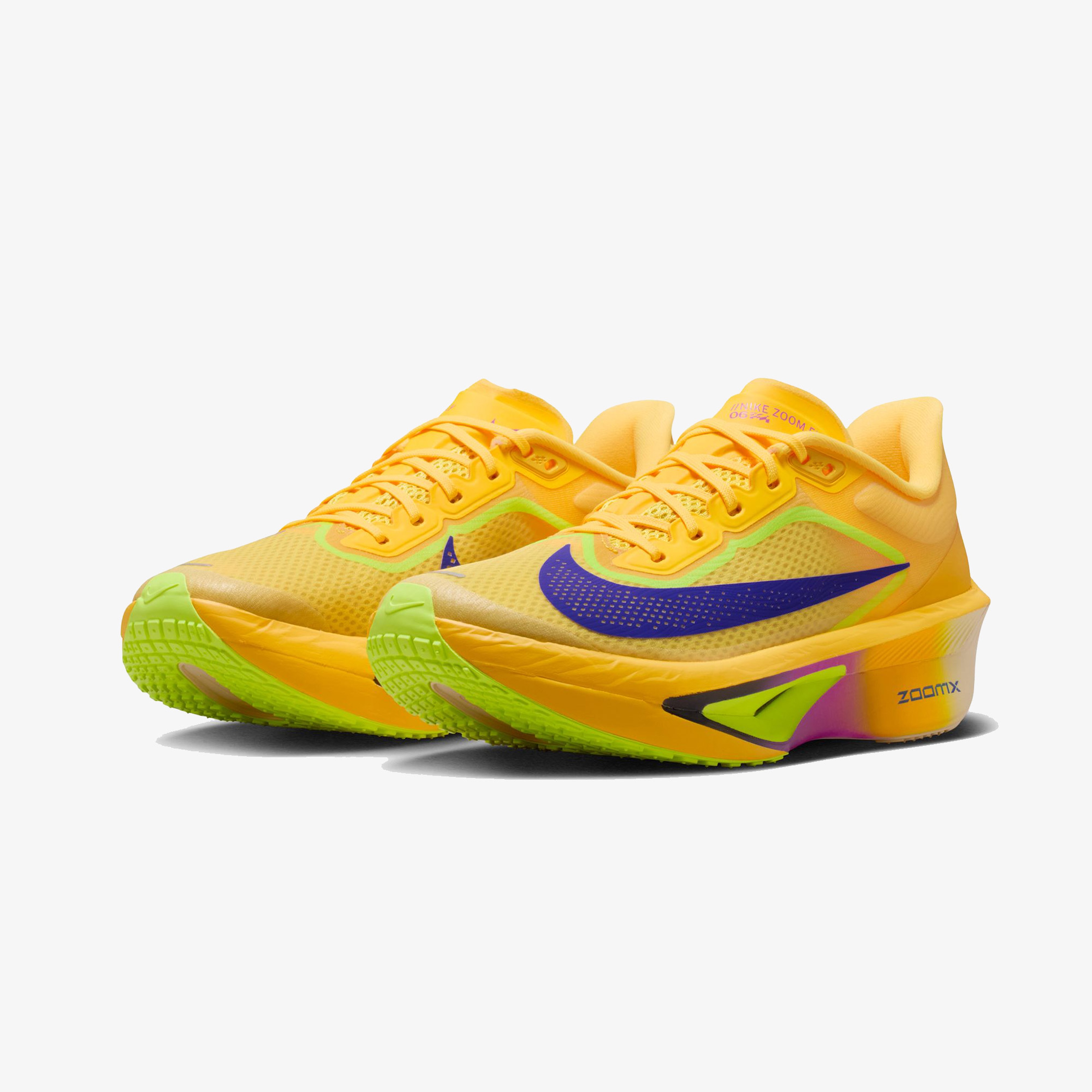 Nike Zoom Fly 6 Kadın Sarı Koşu Ayakkabısı