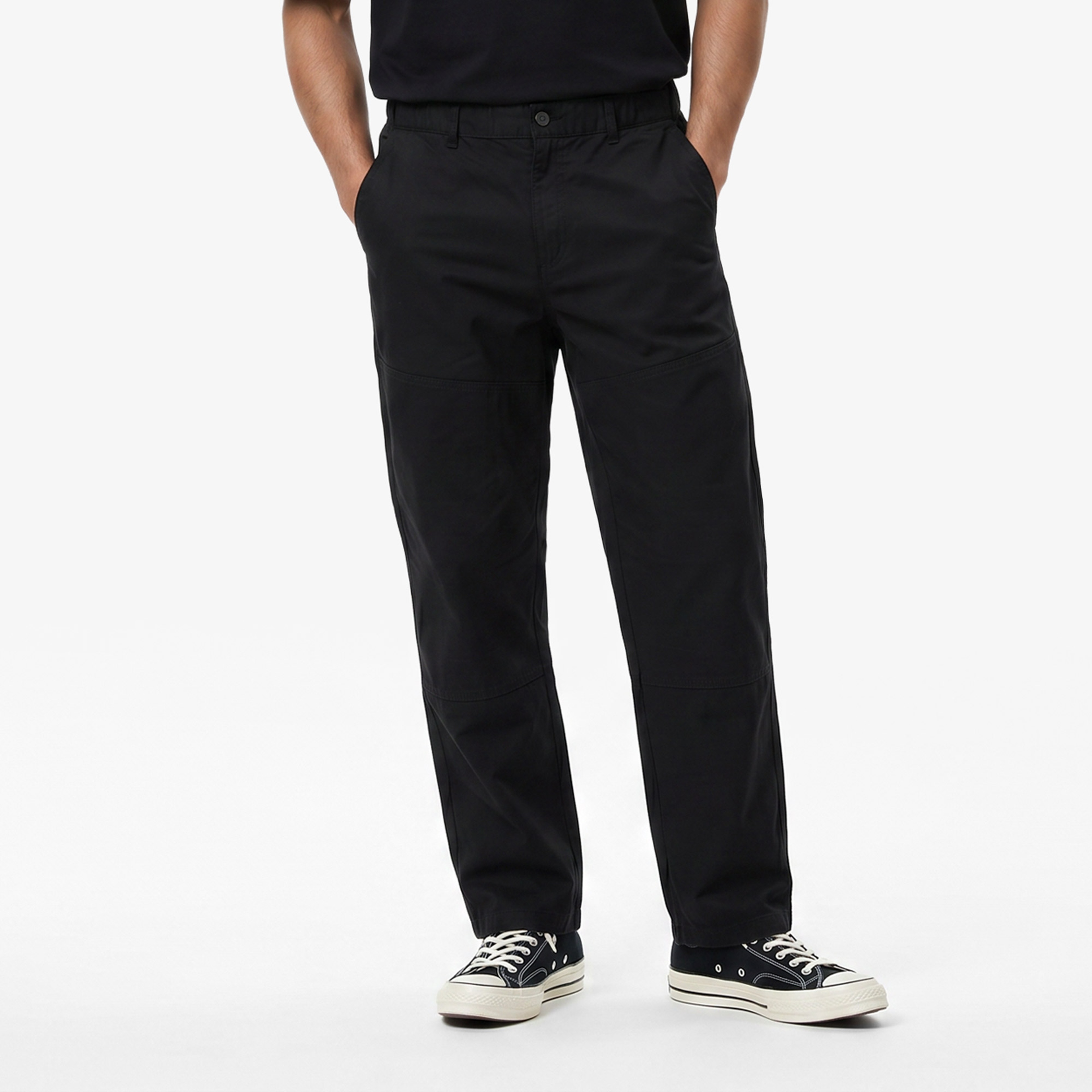 UNITED4 Regular Fit Erkek Siyah Pantolon