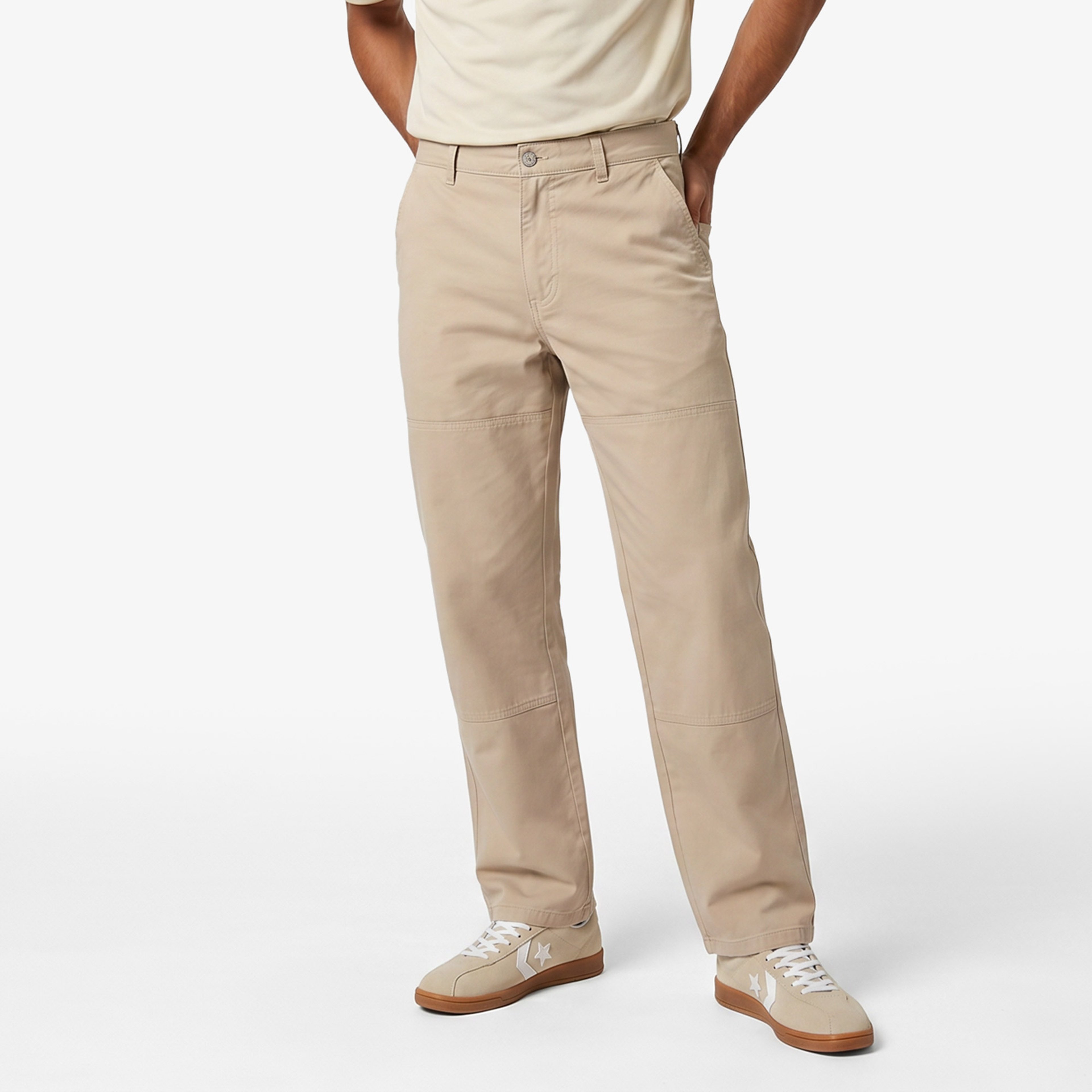 UNITED4 Regular Fit Erkek Krem Pantolon