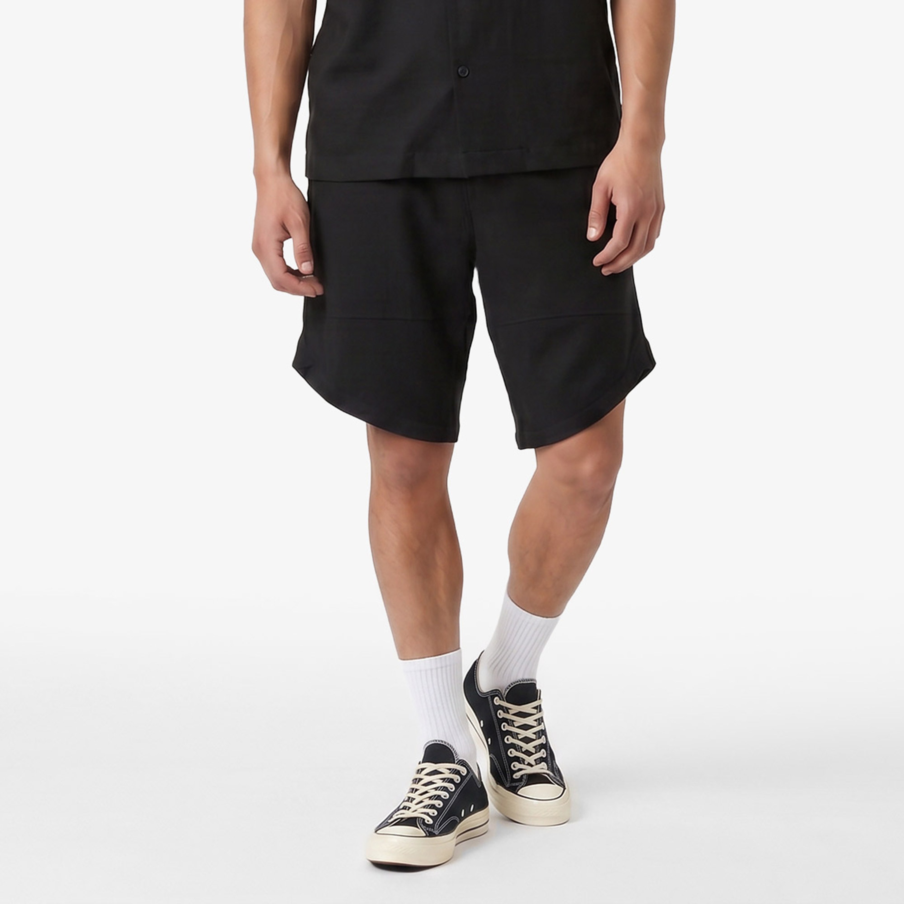 UNITED4 Regular Fit Erkek Siyah Şort