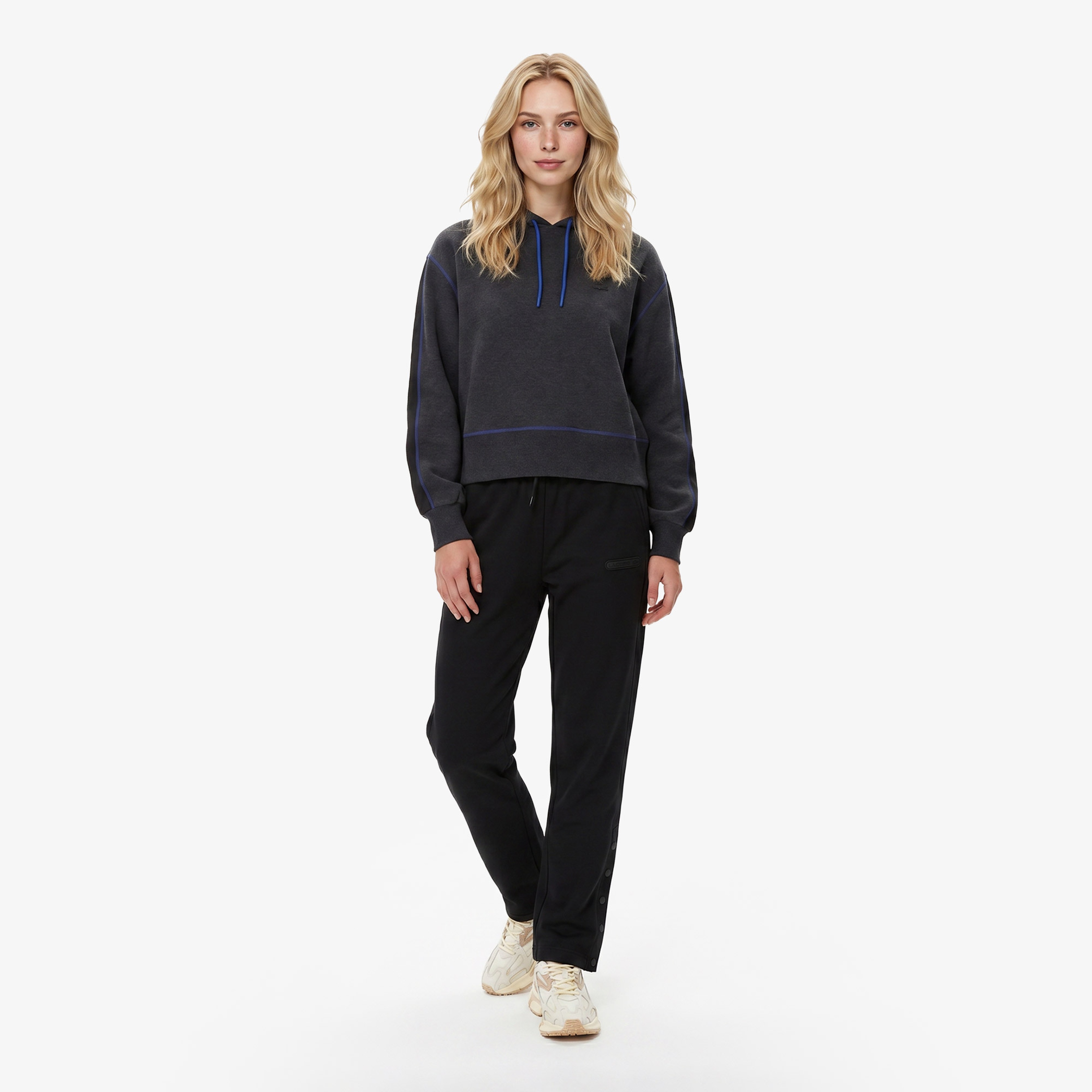 Lacoste Straight Fit Kadın Siyah Eşofman Altı