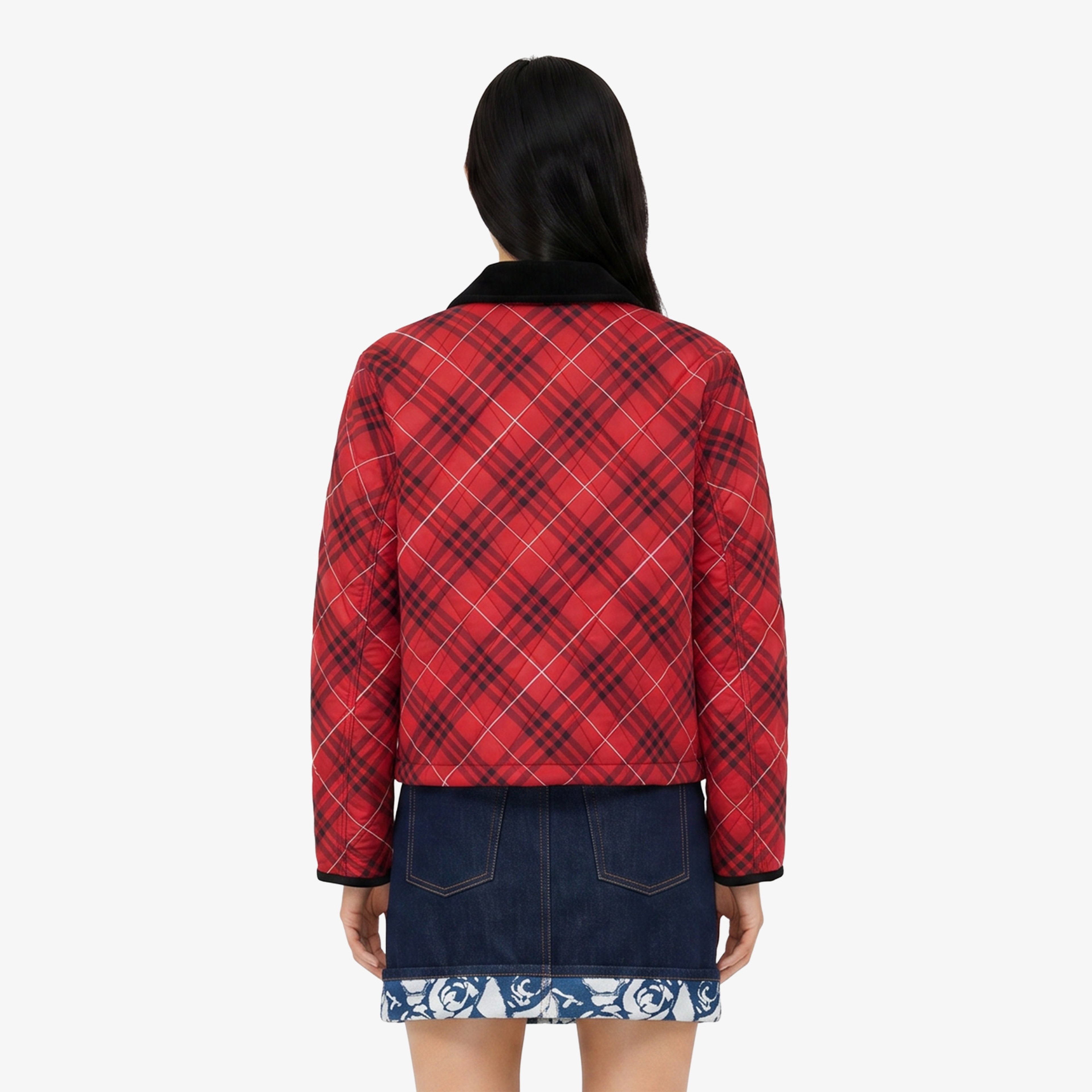 Burberry Kadın Kırmızı Mont