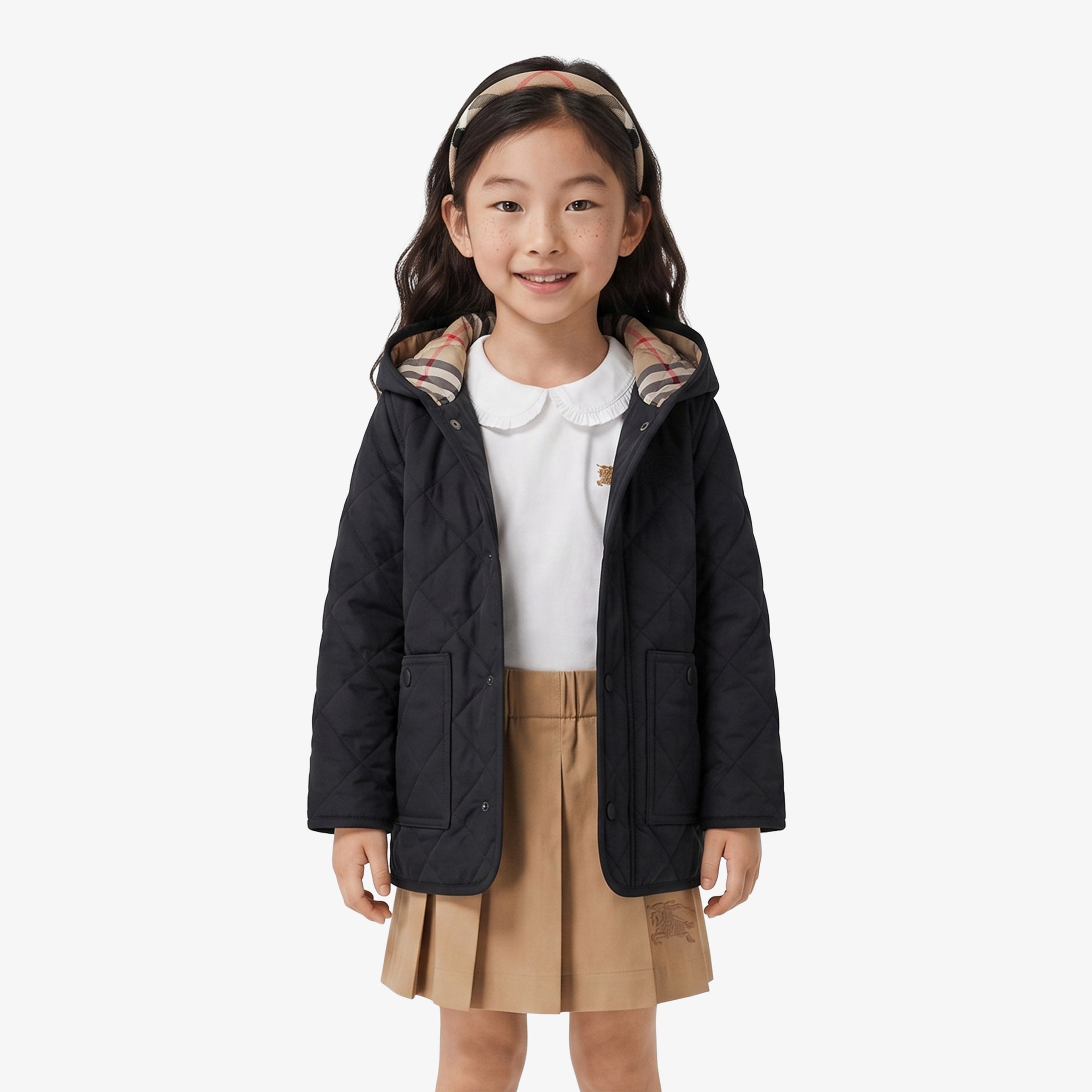 Burberry Harrison Çocuk Siyah Mont