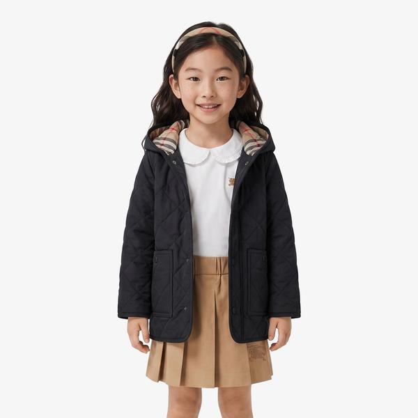 Burberry Harrison Çocuk Siyah Mont